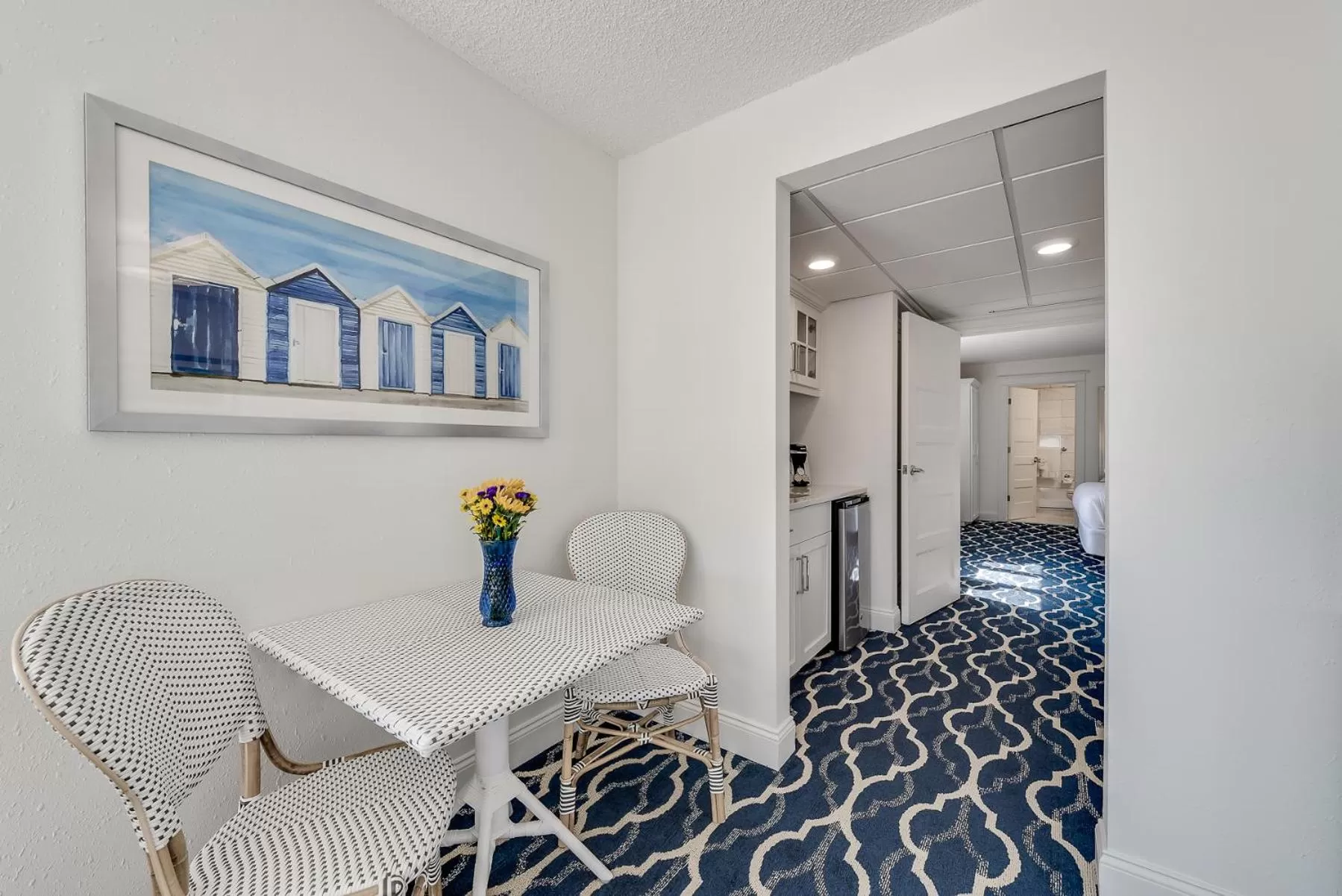 Seating area in ICONA Cape May