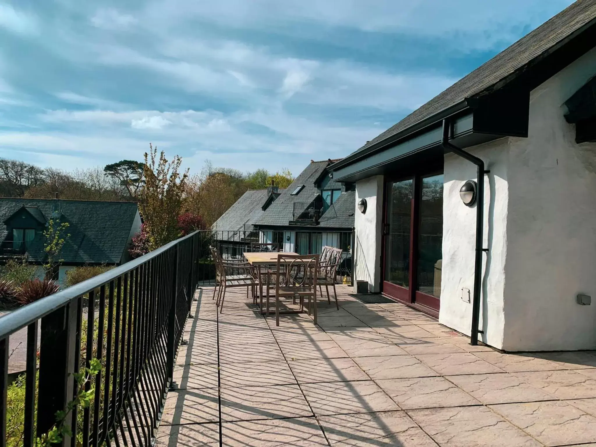 Balcony/Terrace in Hustyns Resort Cornwall