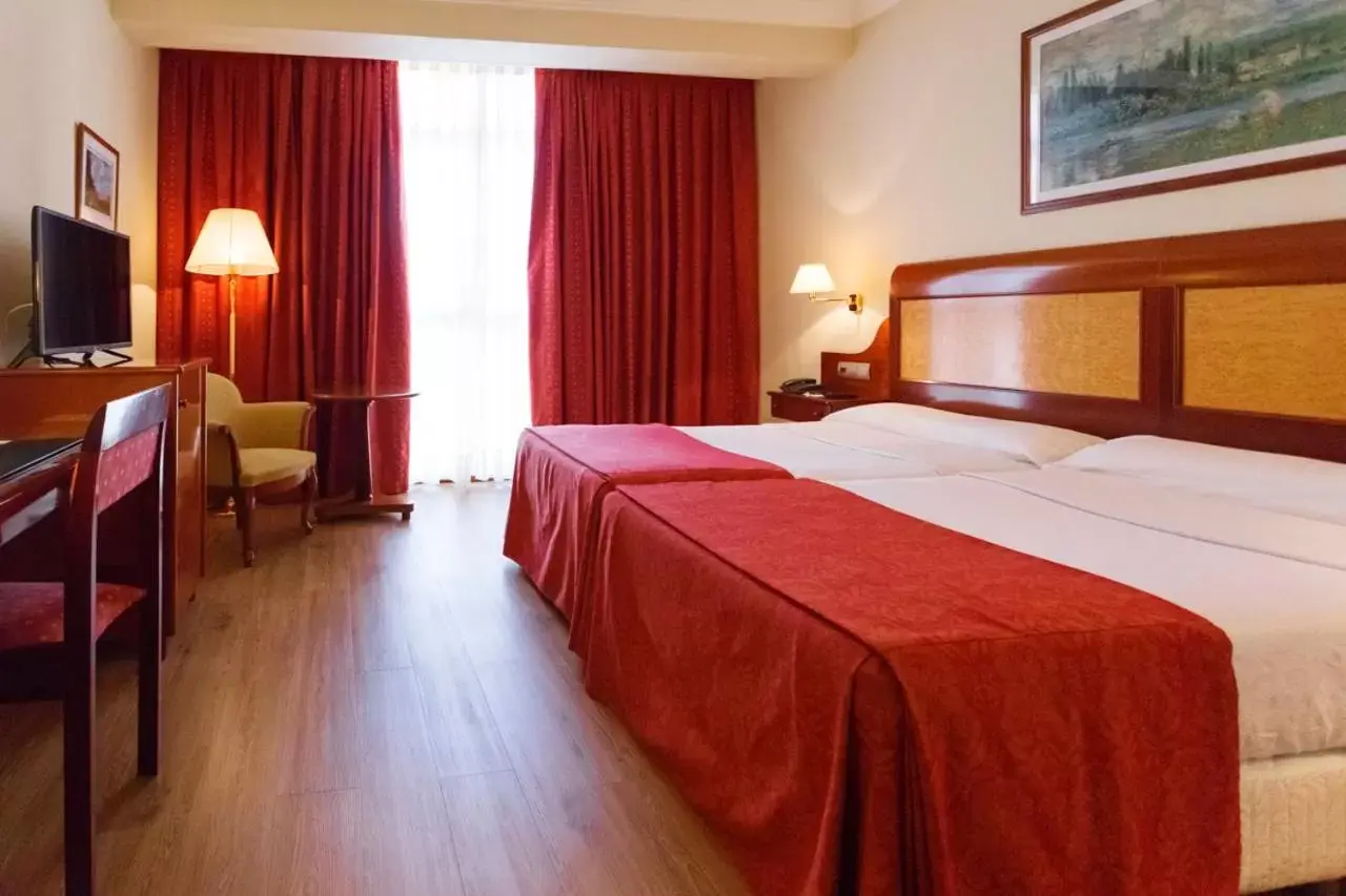 Bed in Gran Hotel de Ferrol