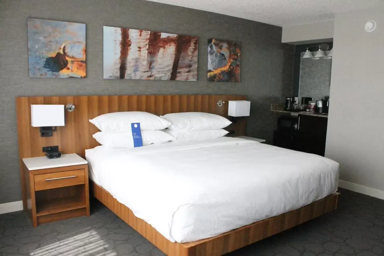 Bed in Delta Hotels by Marriott Fargo