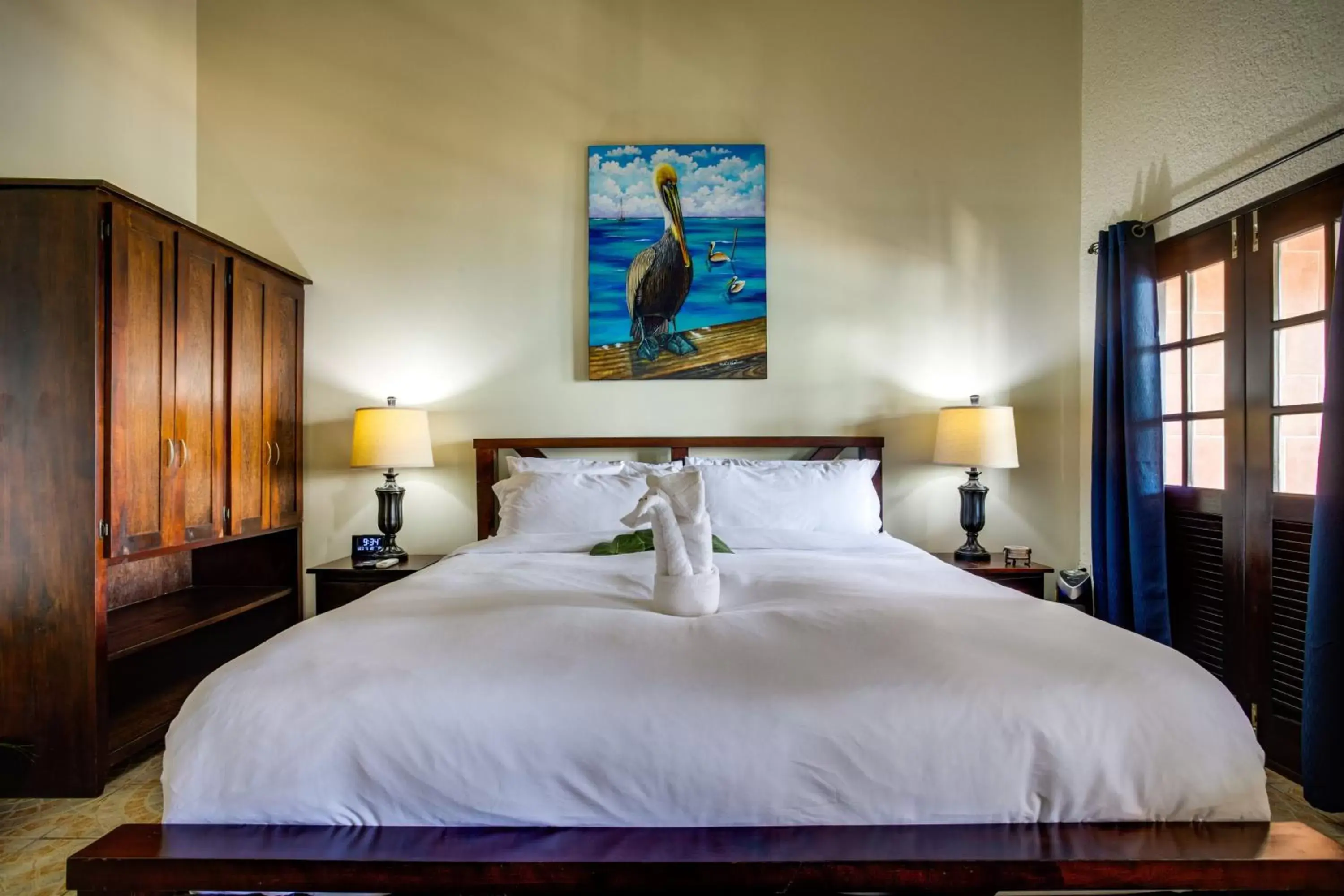 Bedroom, Bed in Mariposa Belize Beach Resort