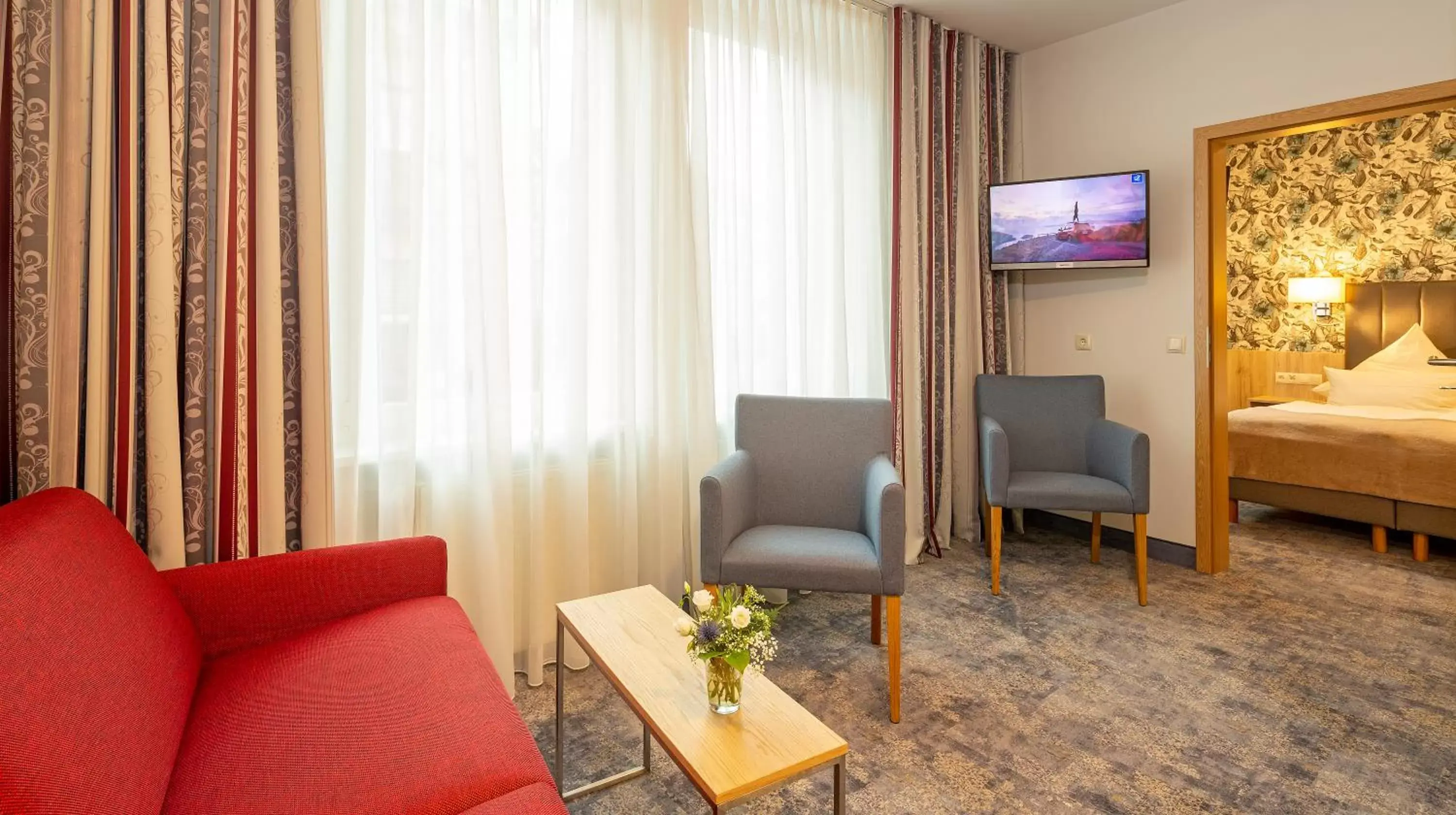 Photo of the whole room, Bed in Hotel Löwengarten Photo of the whole room, Bed in Hotel Löwengarten