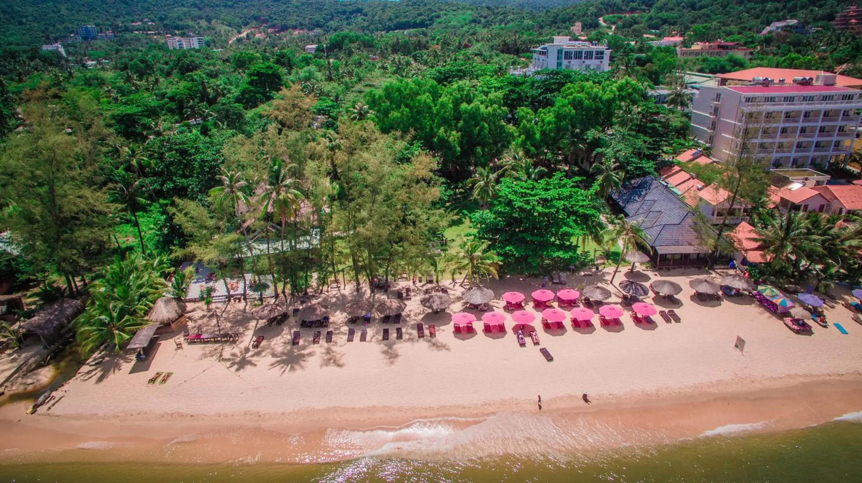 Beach, Bird's-eye View in Arcadia Phu Quoc Resort