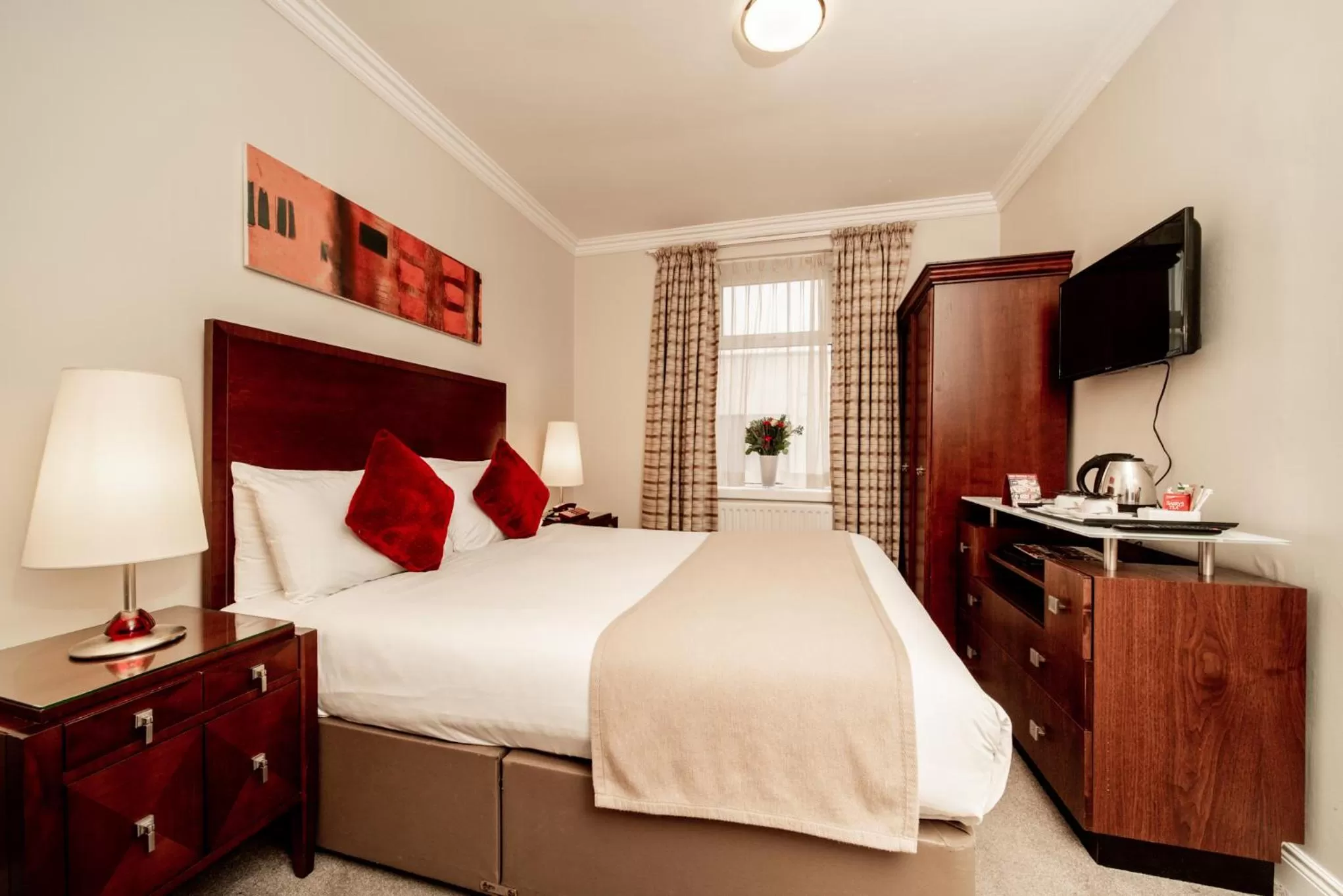 Bed in White Sands Hotel