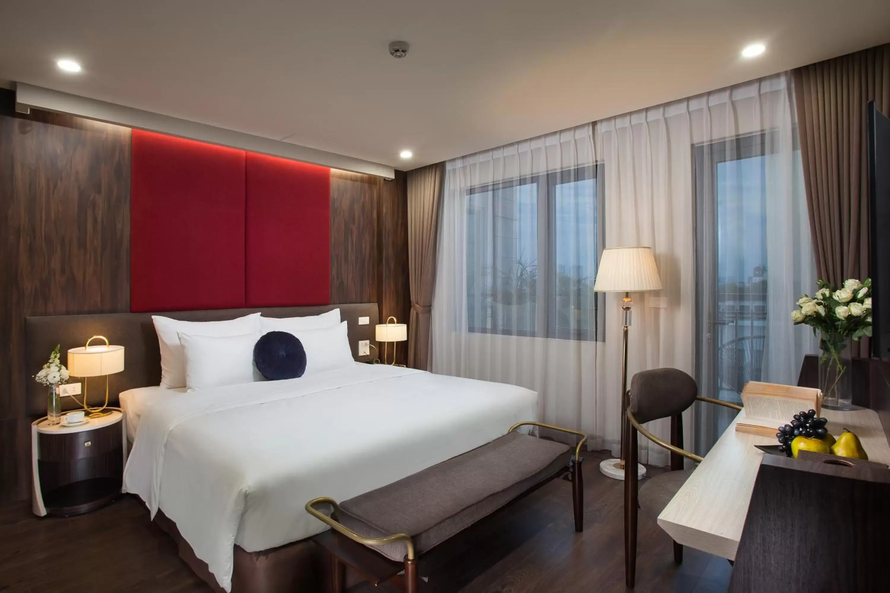 Bedroom, Bed in Hanoi L'Heritage Diamond Hotel & Spa