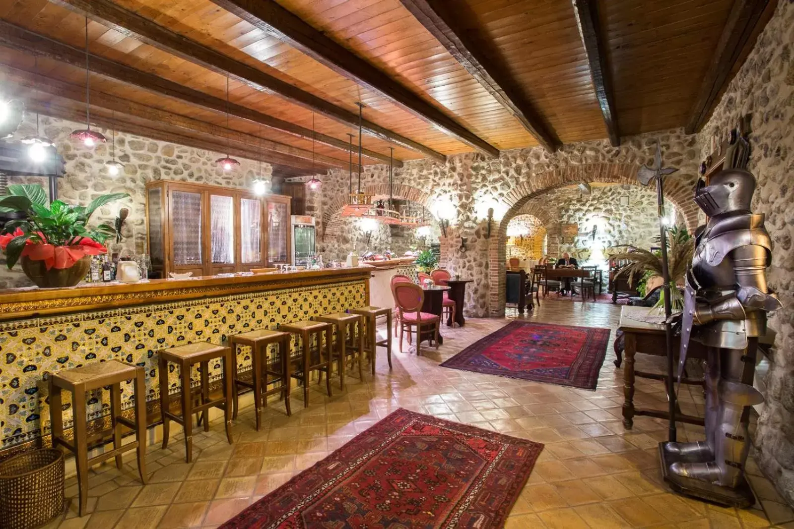 Lobby or reception, Lounge/Bar in Castello di Altomonte