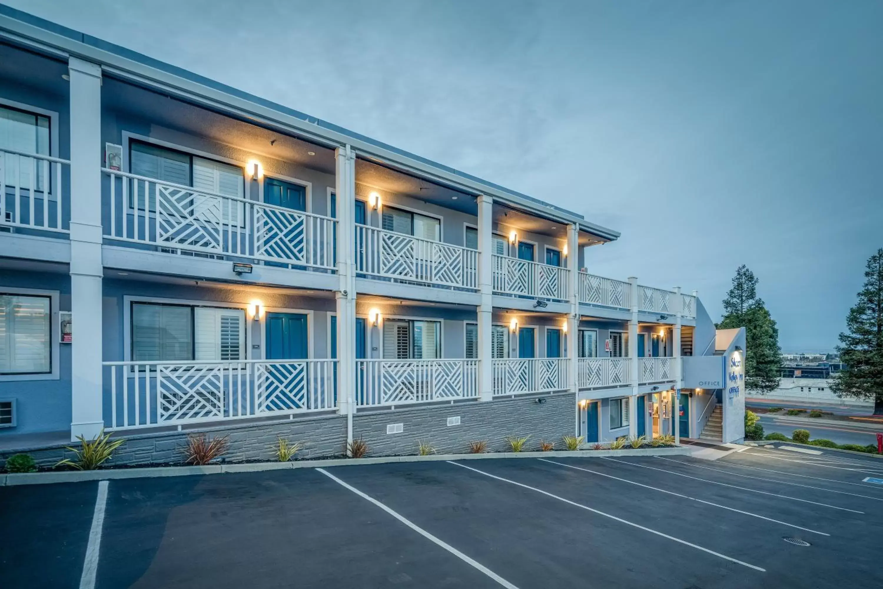 Bird's eye view, Property Building in Silicon Valley Inn