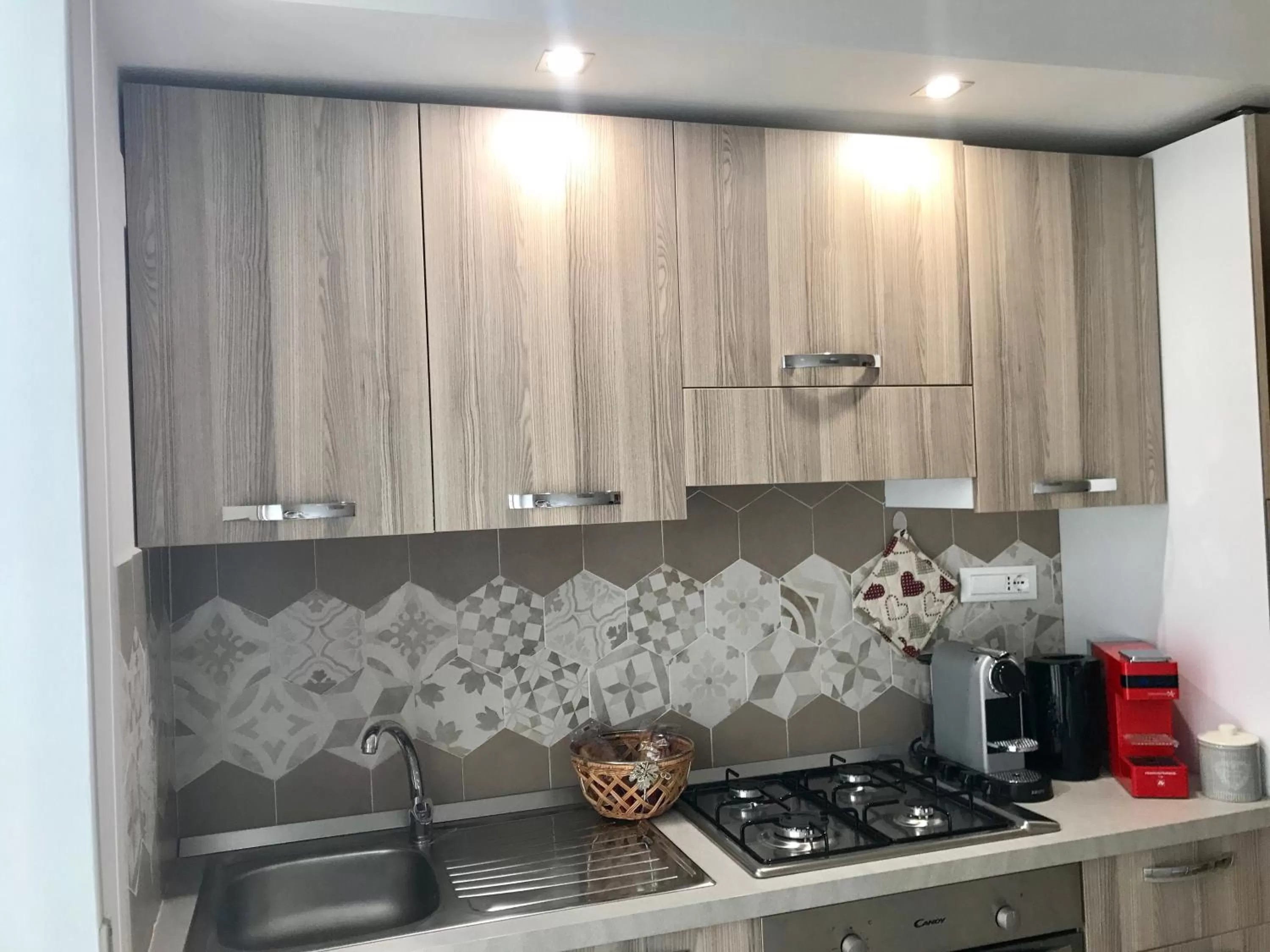 Communal kitchen in La Passeggiata di Girgenti