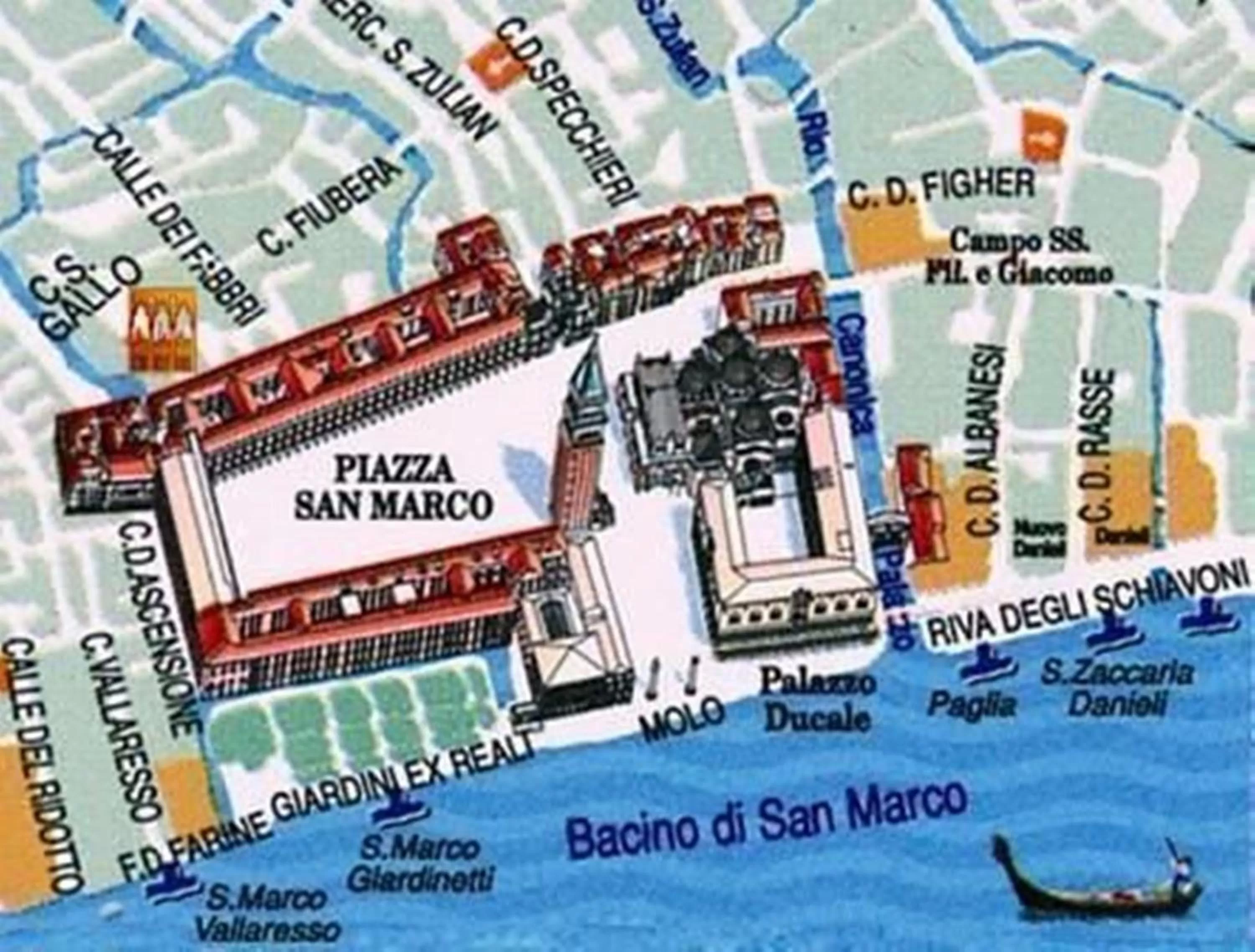 Area and facilities, Floor Plan in Hotel San Gallo