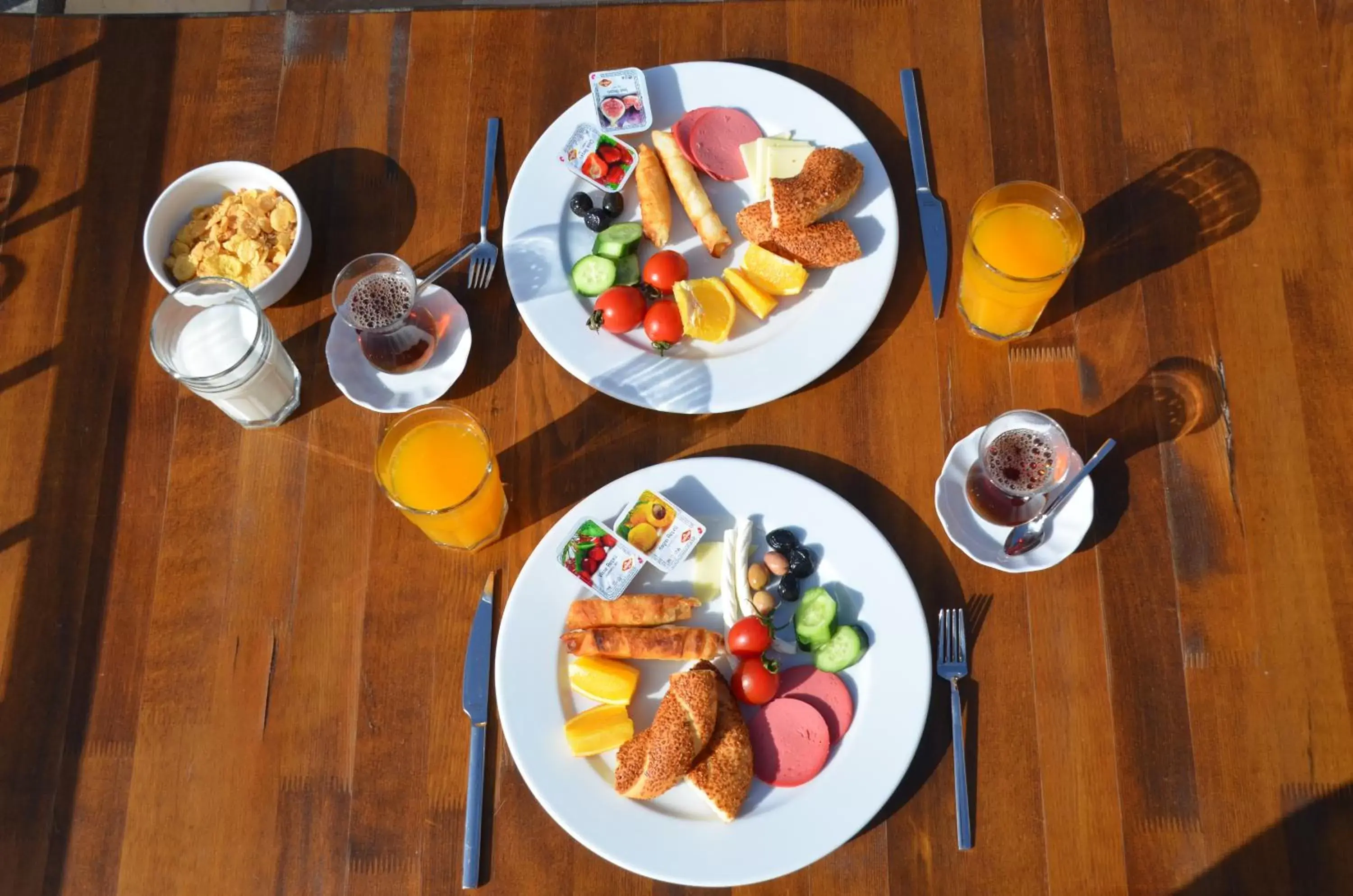 Buffet breakfast in Yusuf Bey House