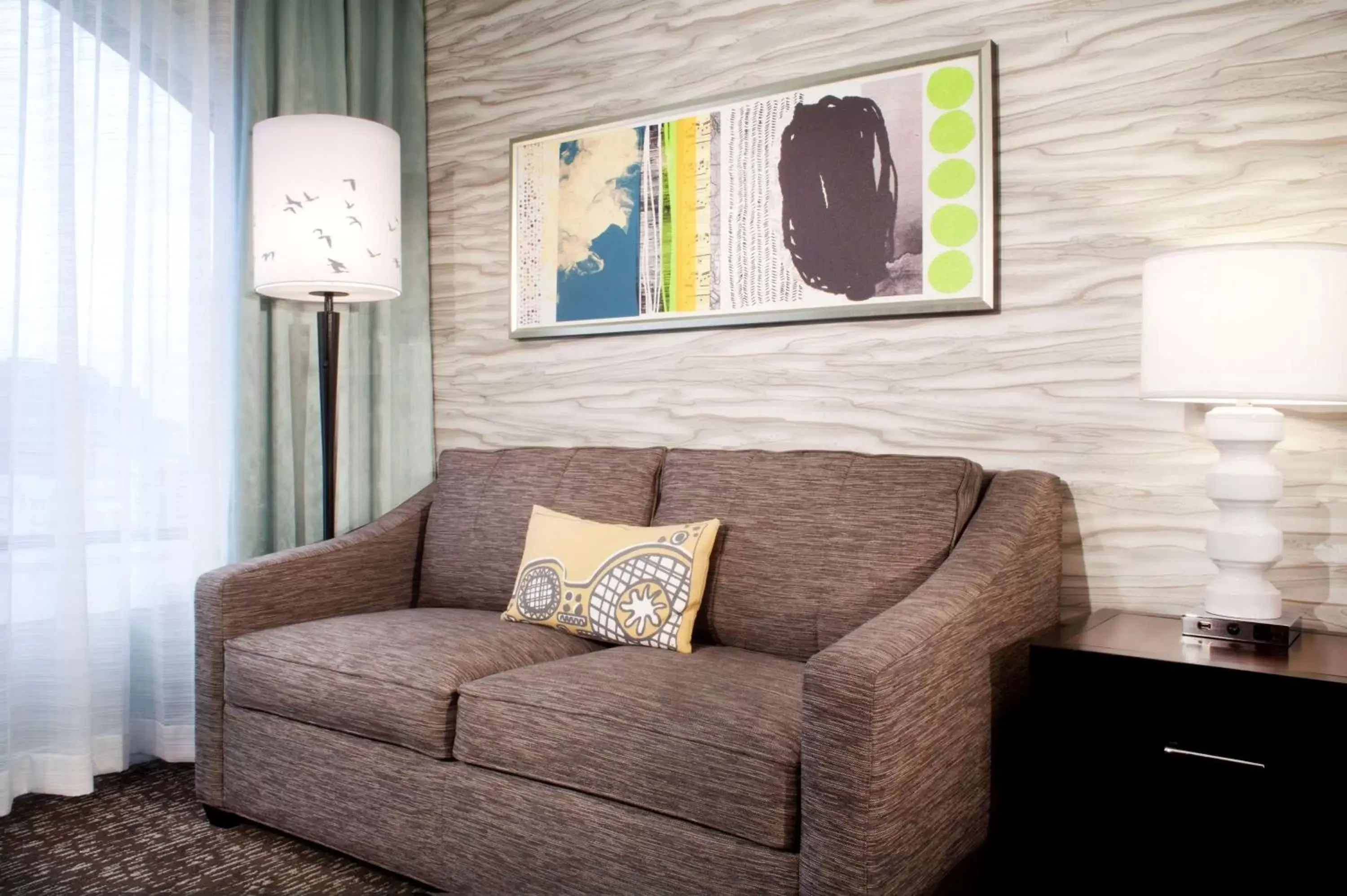 Deluxe King Room with Sofa Bed in Hilton Garden Inn Austin Downtown Deluxe King Room with Sofa Bed in Hilton Garden Inn Austin Downtown