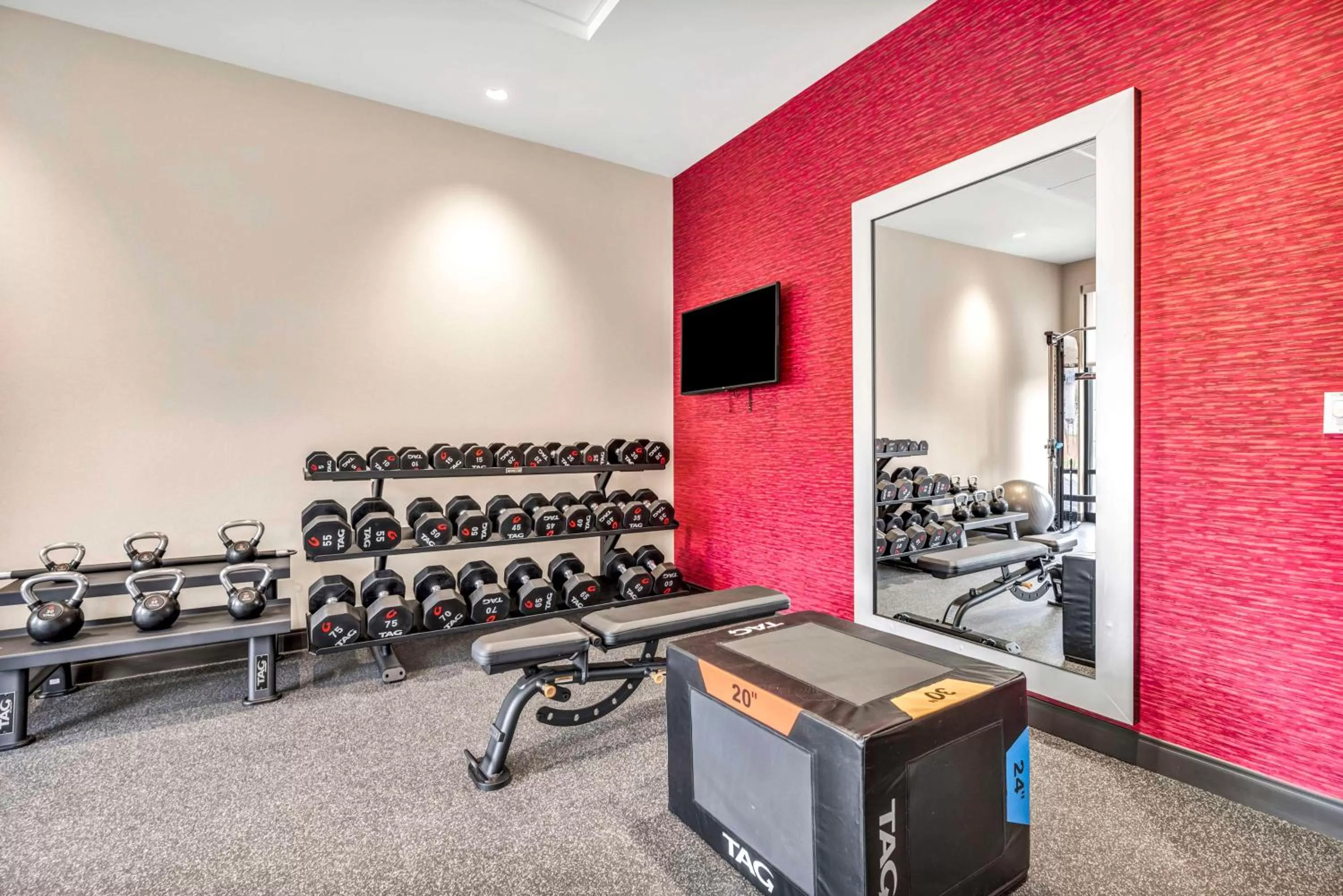 Fitness centre/facilities in Home2 Suites by Hilton Raleigh West Lenovo Center