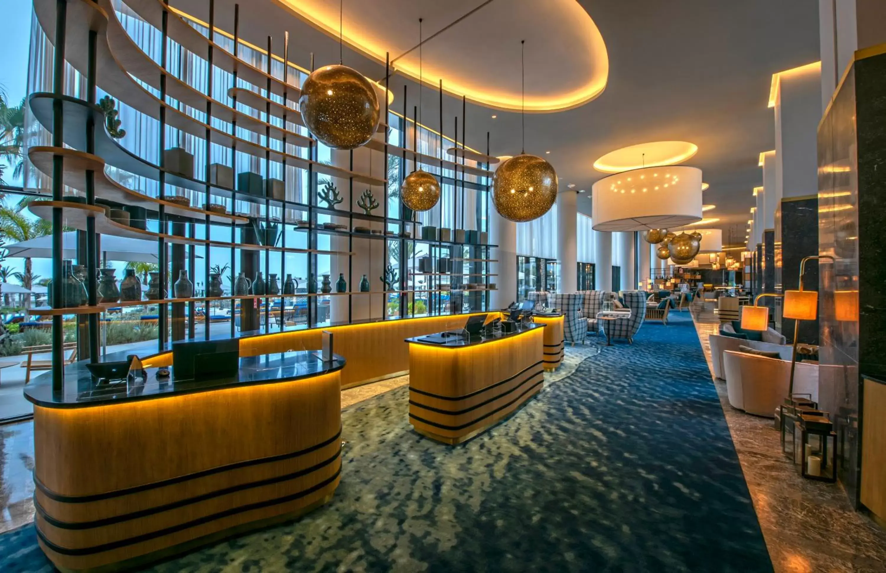 Lobby or reception in Hyatt Regency Taghazout Lobby or reception in Hyatt Regency Taghazout