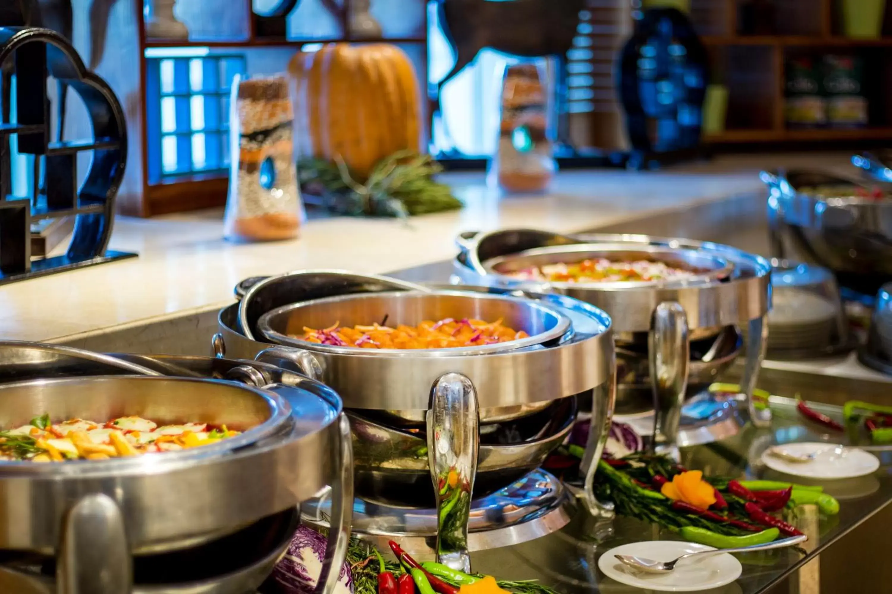 Continental breakfast in Kempinski Nile Hotel, Cairo