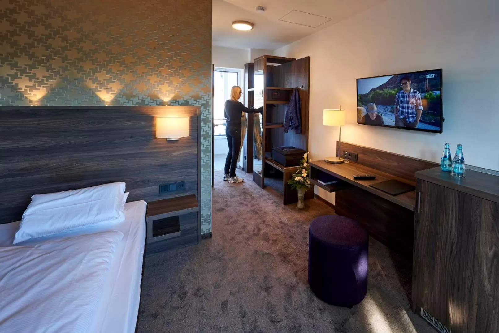 Bed in Hotel Mühlenhof Lollar