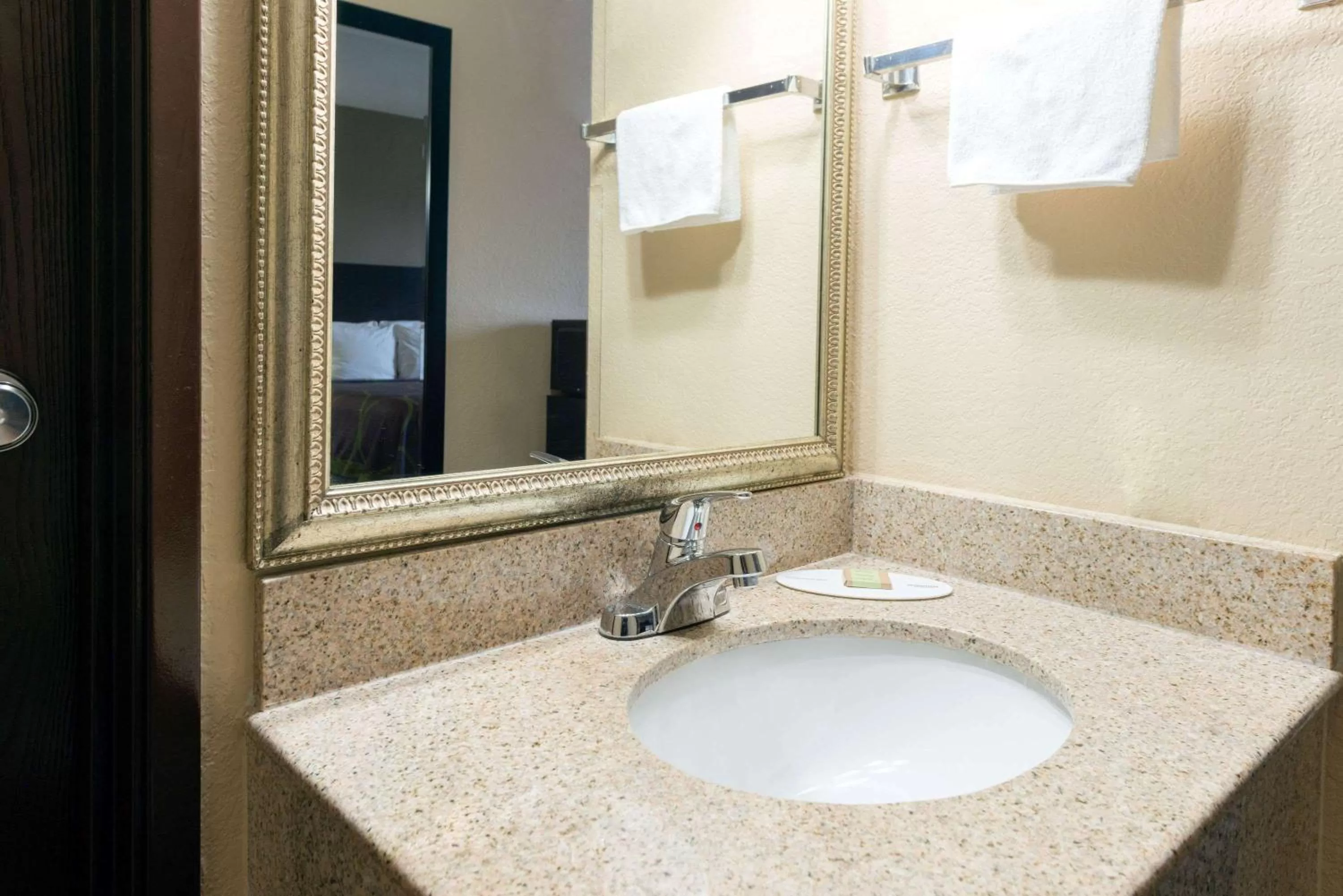 Bathroom in Super 8 by Wyndham Springfield East
