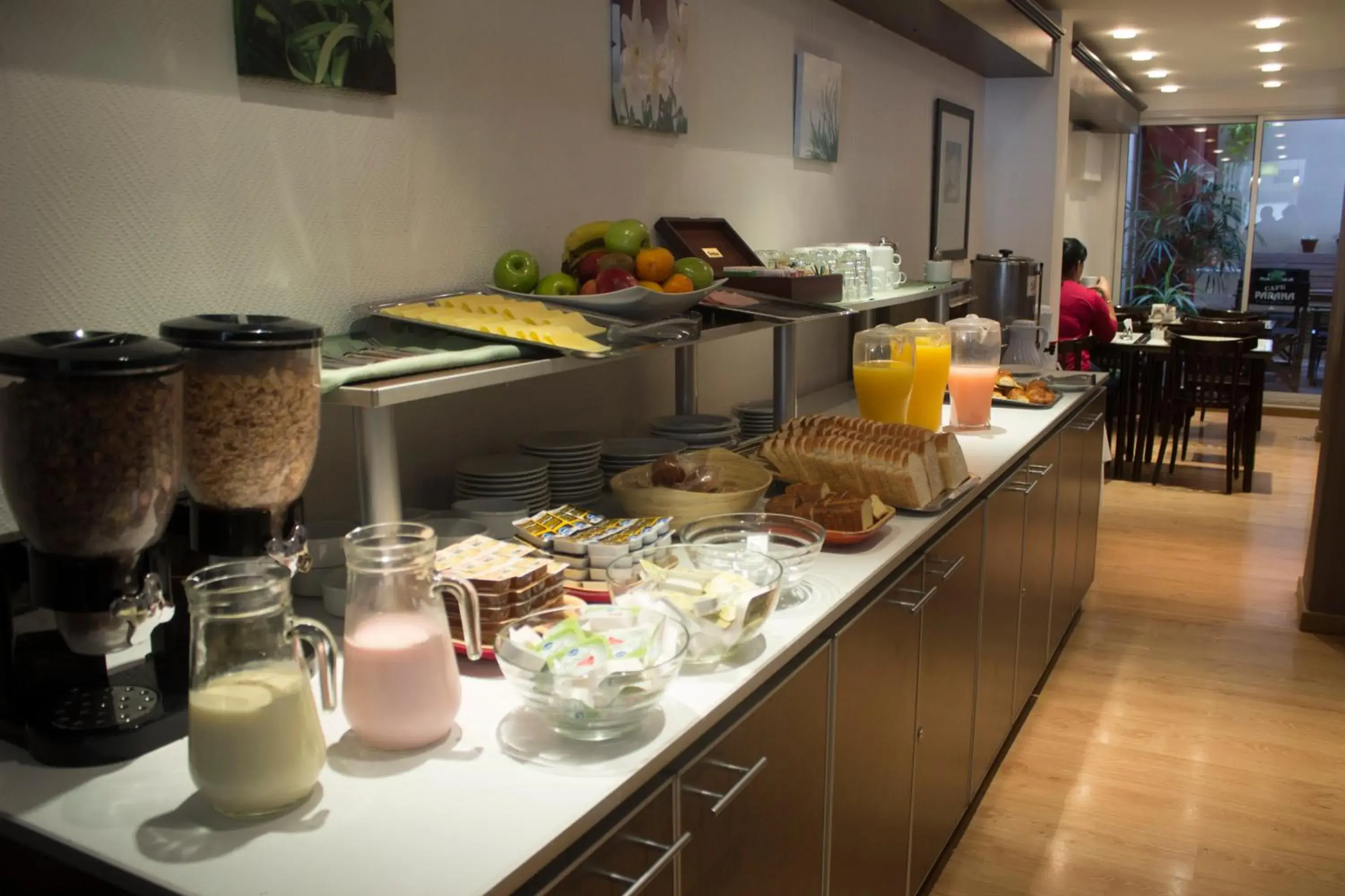 Buffet breakfast in Hotel UTHGRA de las Luces Buffet breakfast in Hotel UTHGRA de las Luces