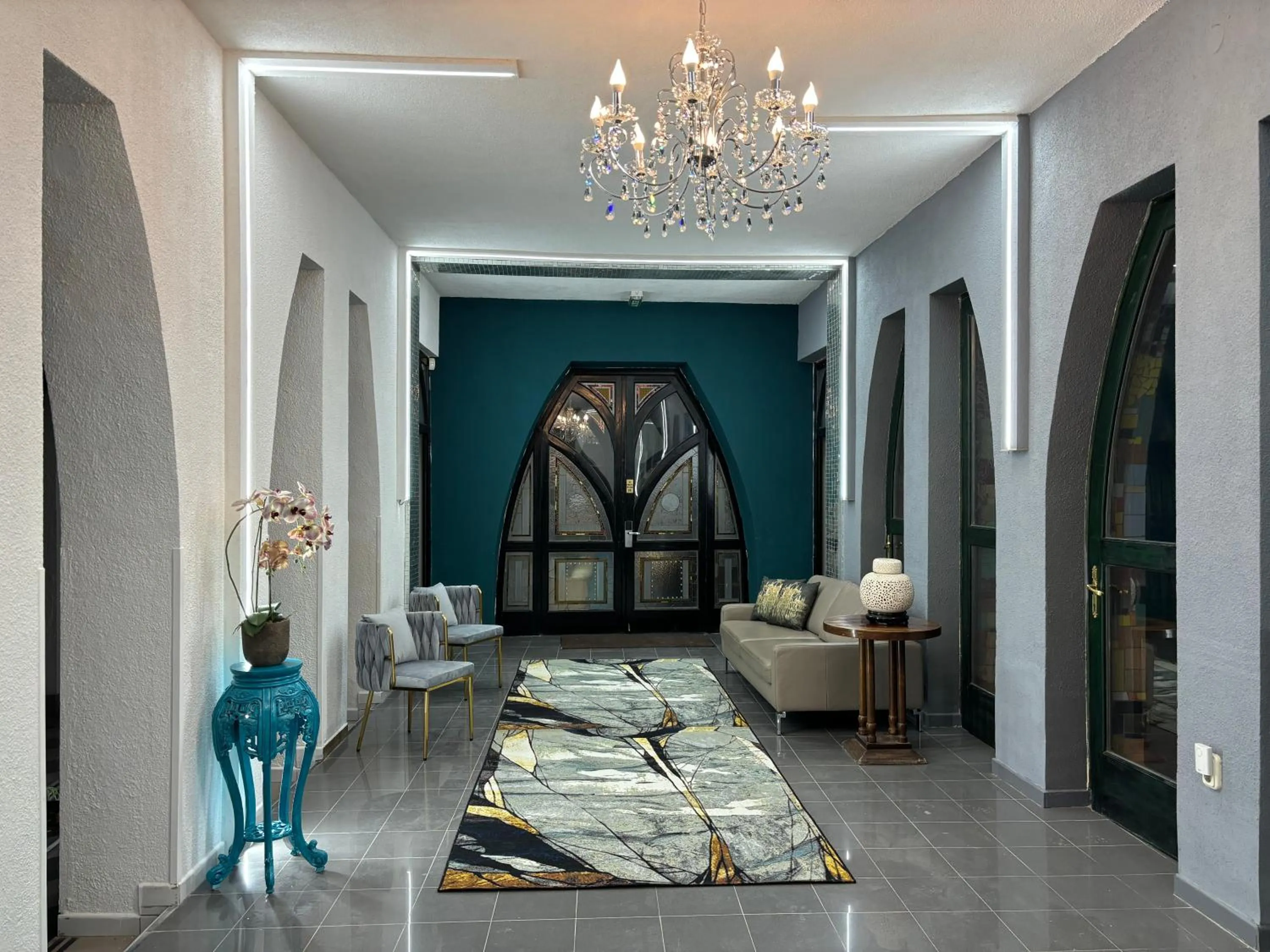 Lobby or reception, Bed in Janus Boutique Hotel & Spa