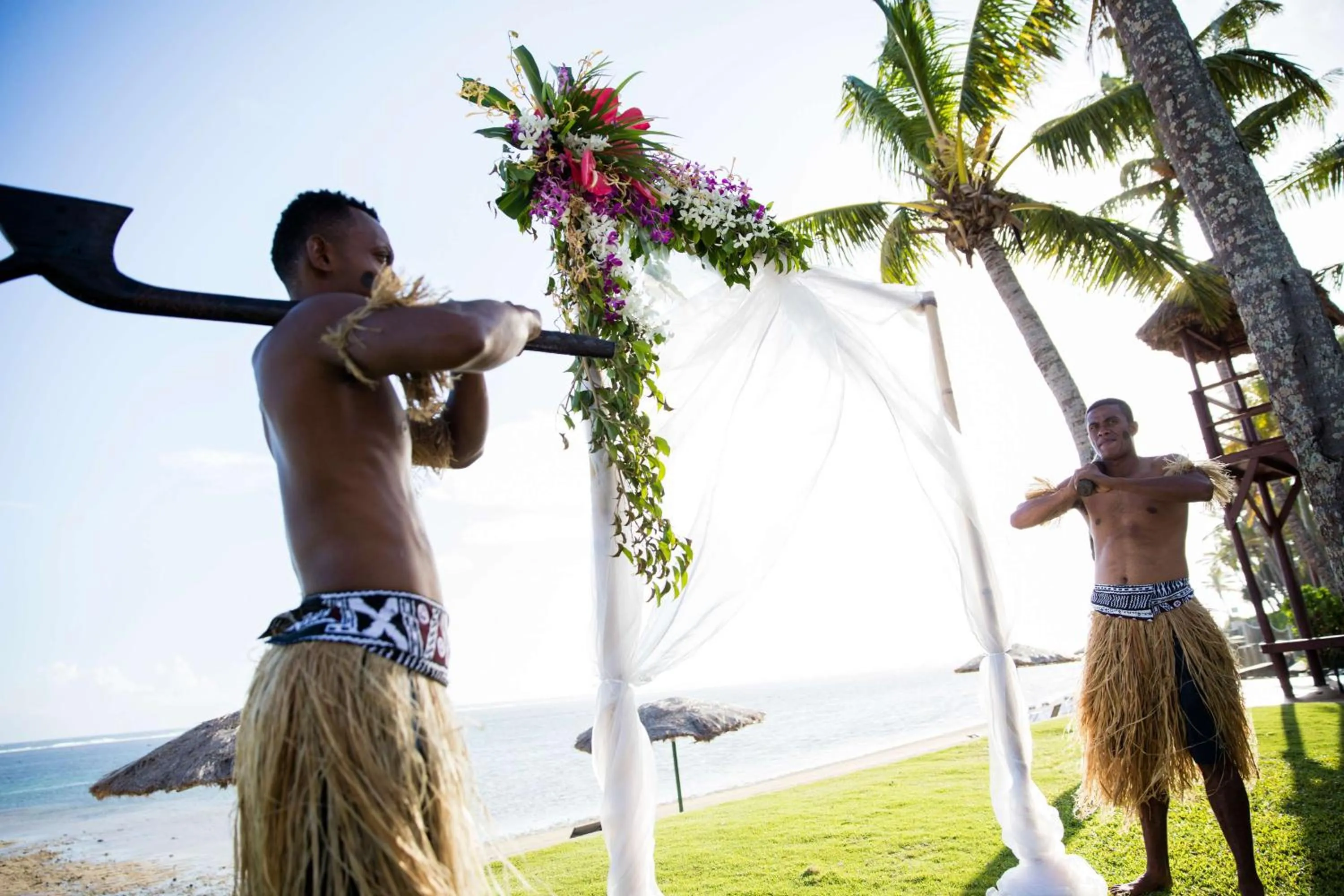 wedding in Outrigger Fiji Beach Resort