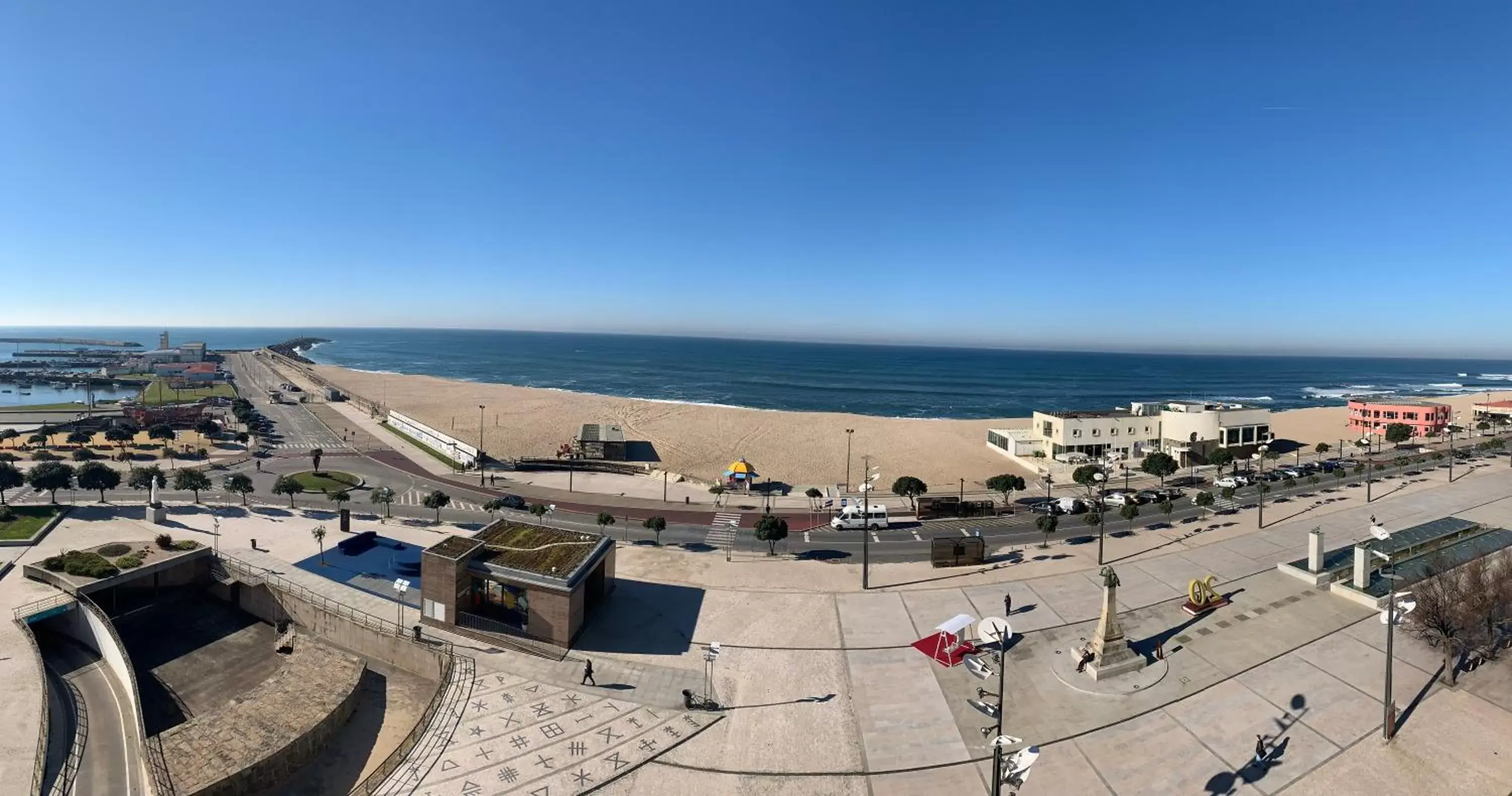 Sea view, Bird's-eye View in Grande Hotel da Povoa