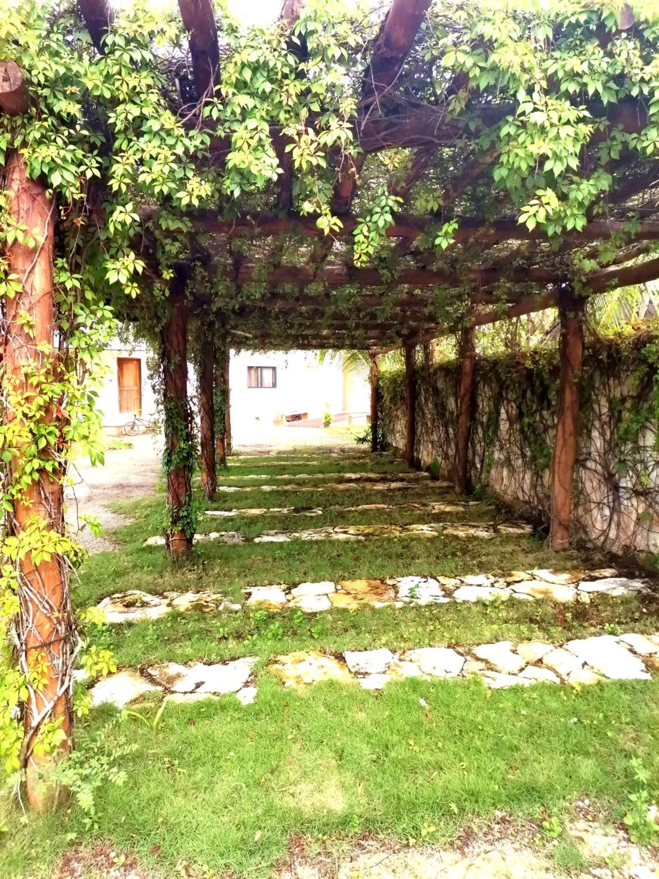 Garden in Posada El Perico Marinero