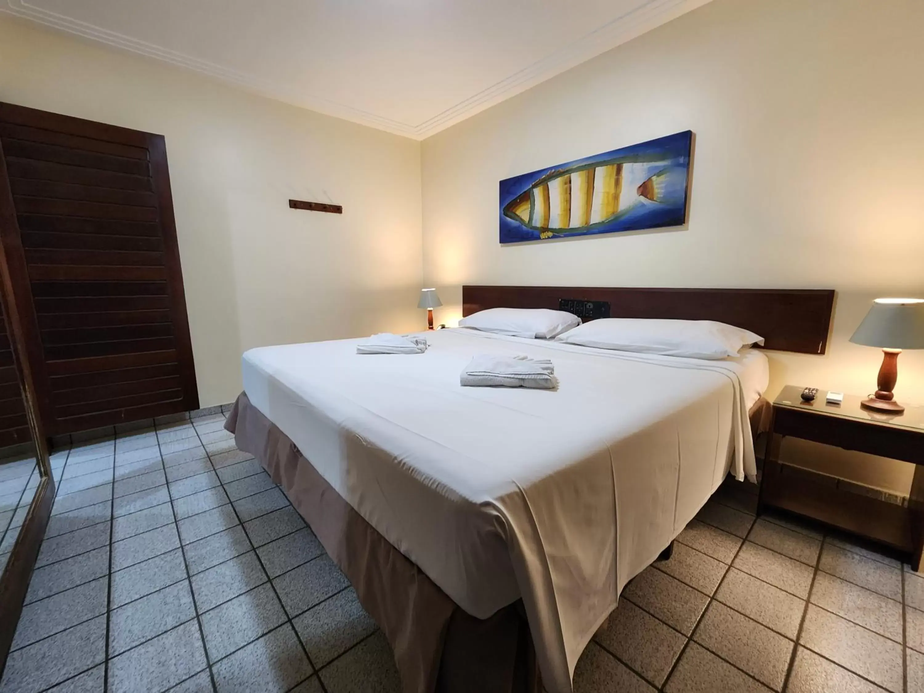 Bed in Pizzato Praia Hotel