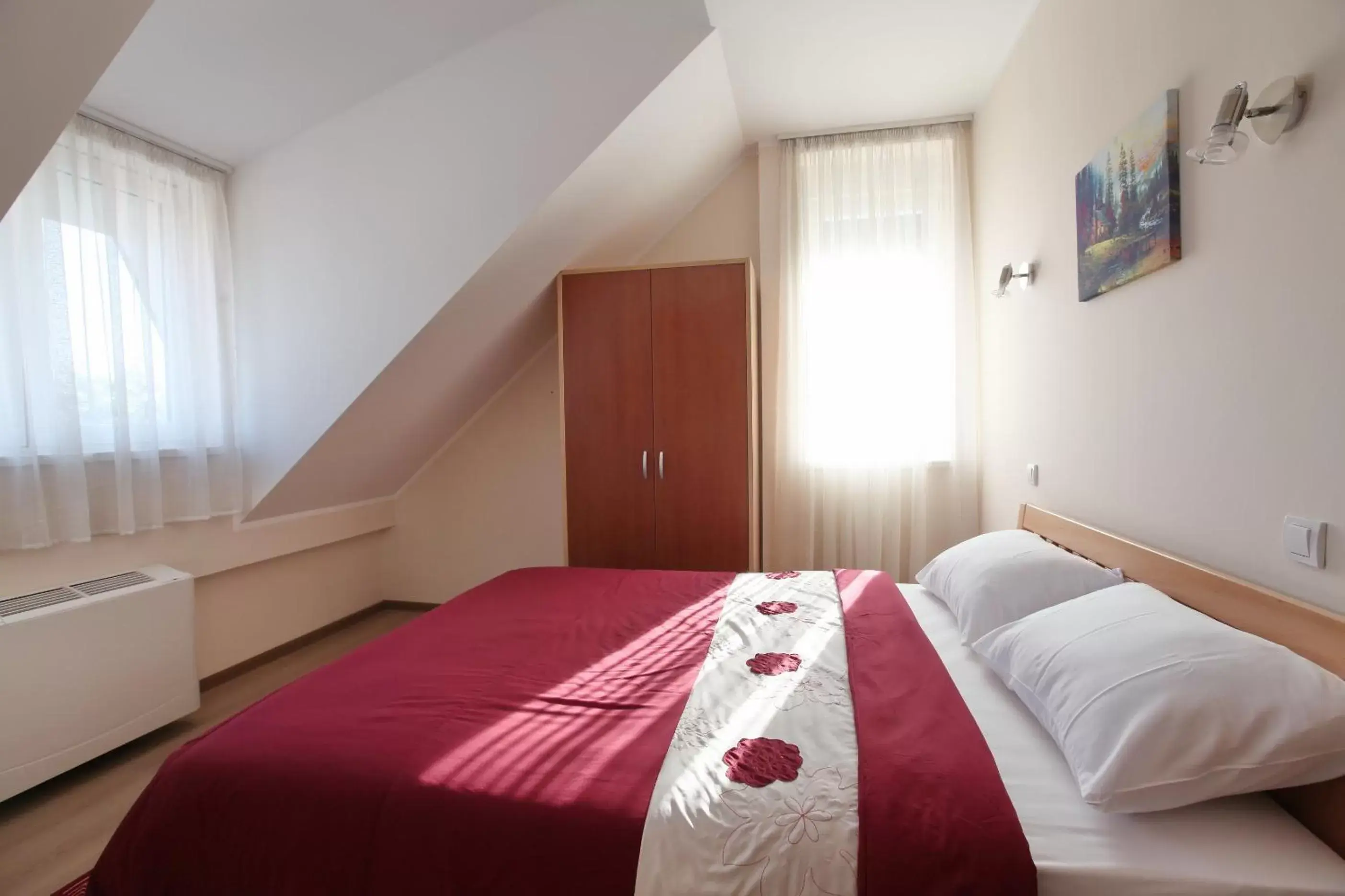 Bed in Hotel Novella Uno