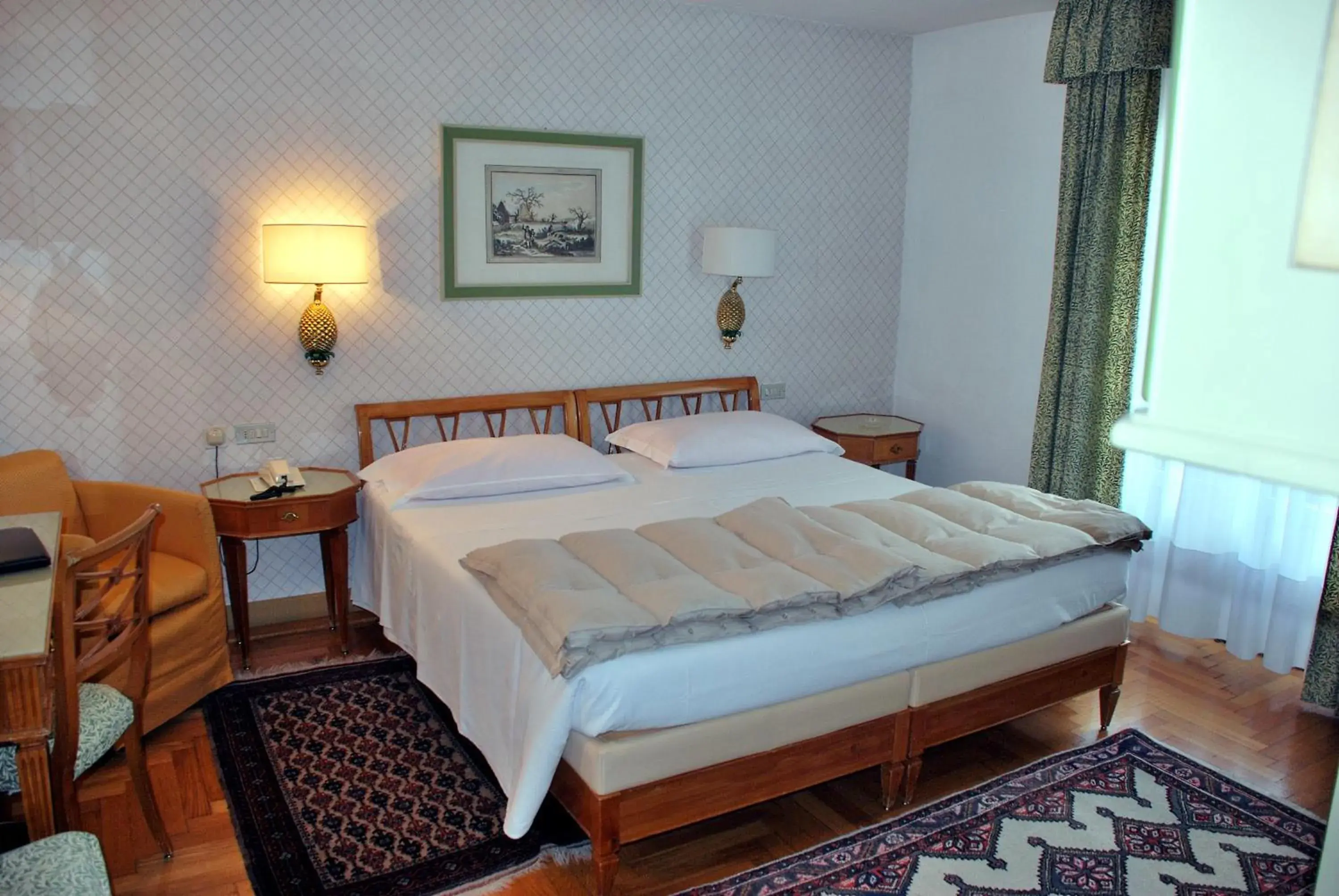 Photo of the whole room, Bed in Hotel De La Poste