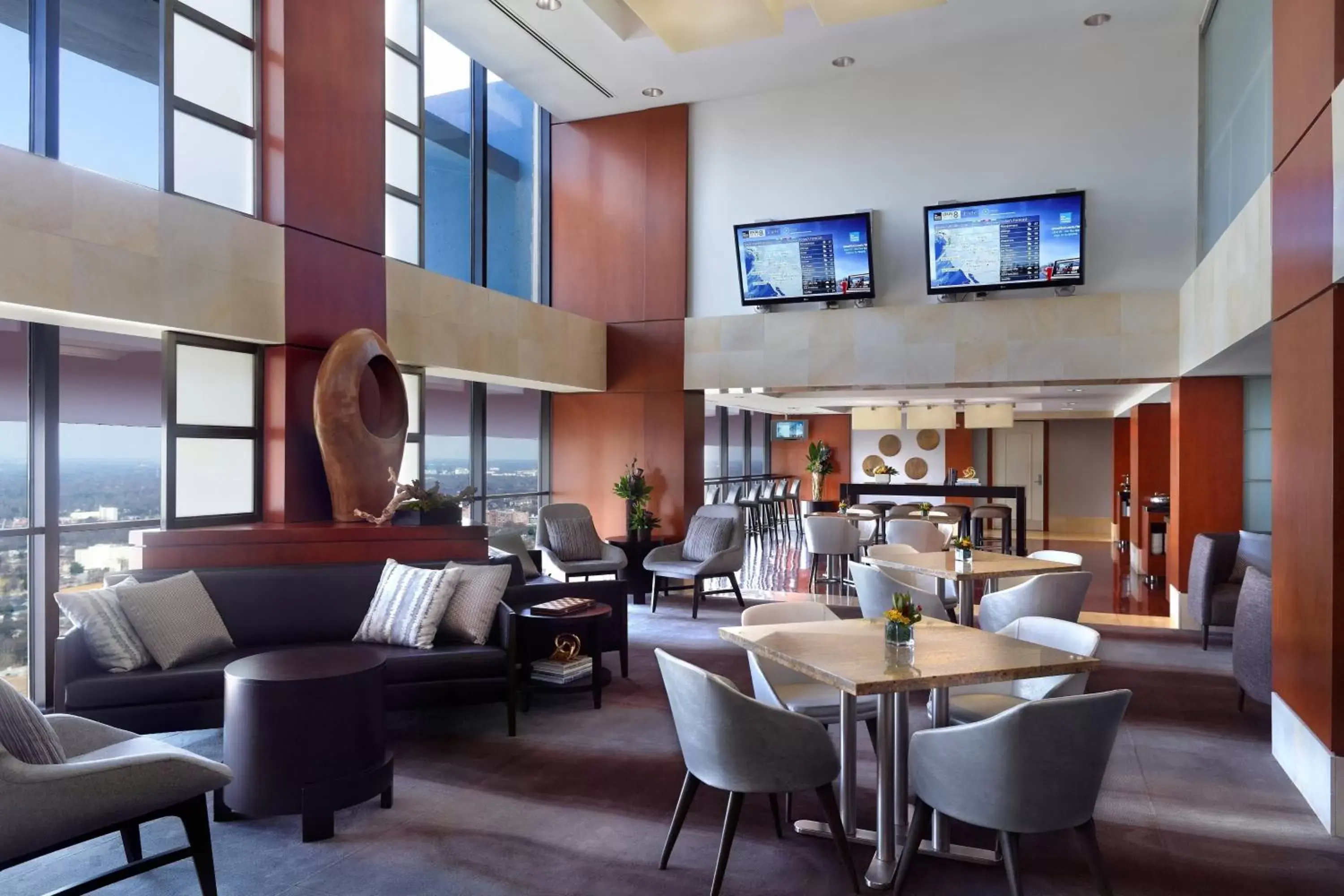 Lounge or bar, Restaurant/Places to Eat in Atlanta Marriott Marquis