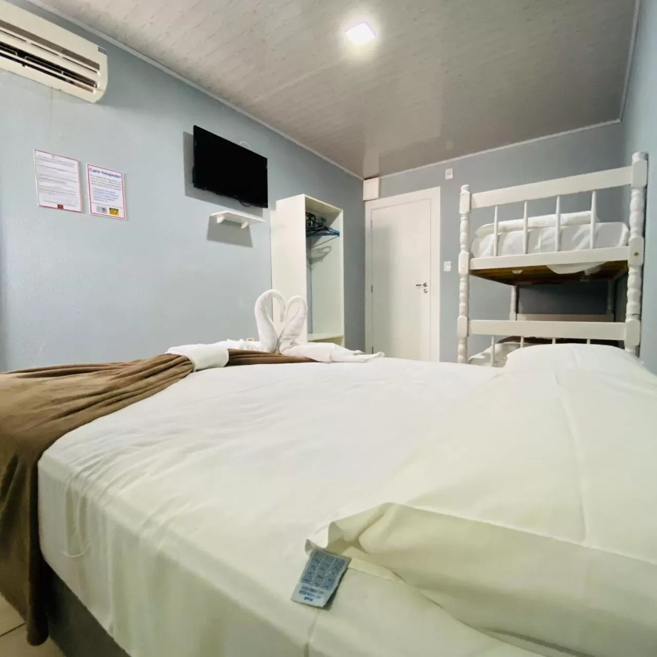 Bed in Pousada Caminho Dos Sonhos