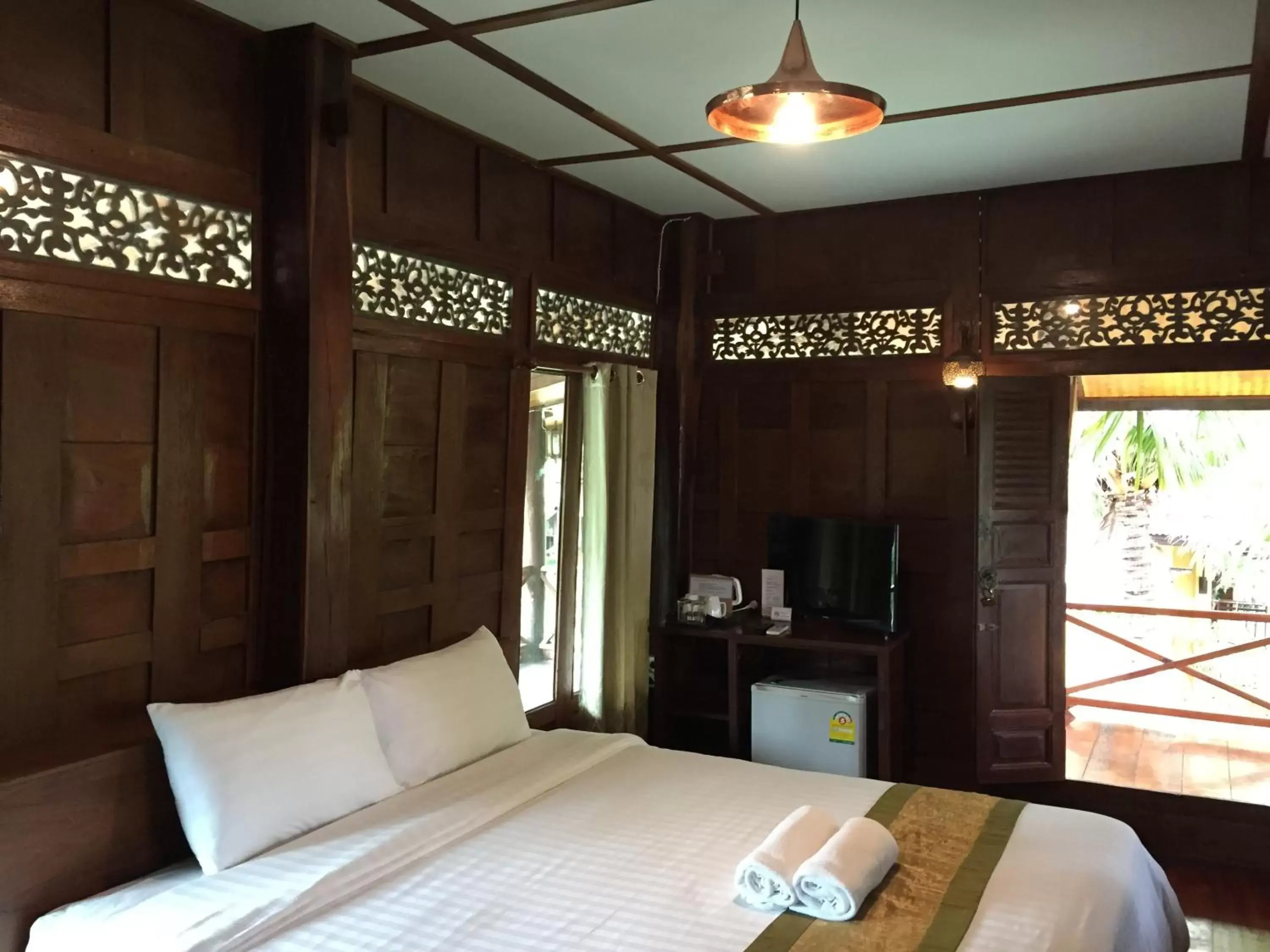 Bedroom, Bed in Baan Thai House