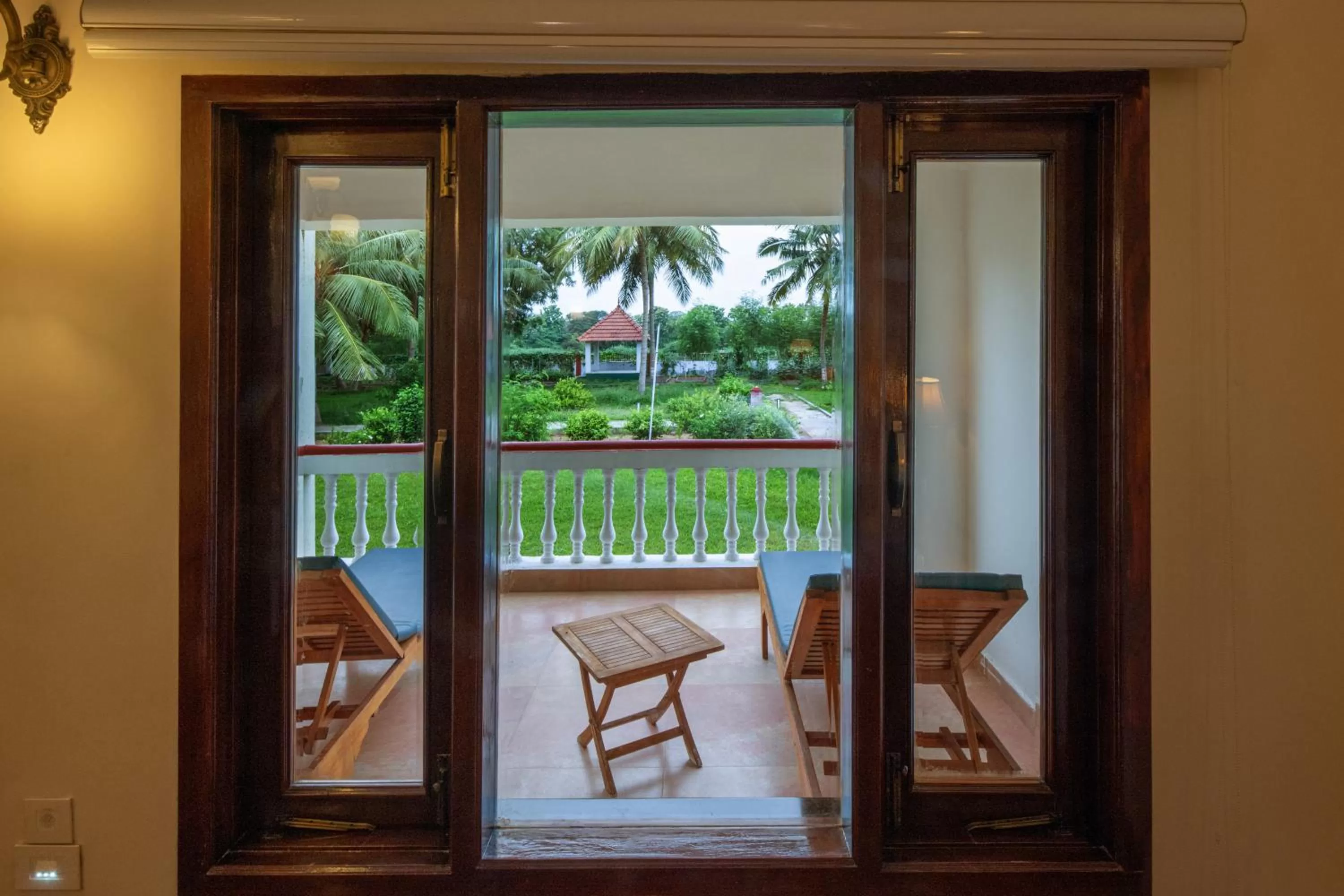 Garden, Pool View in GReaT Trails Riverview Thanjavur By GRT Hotels