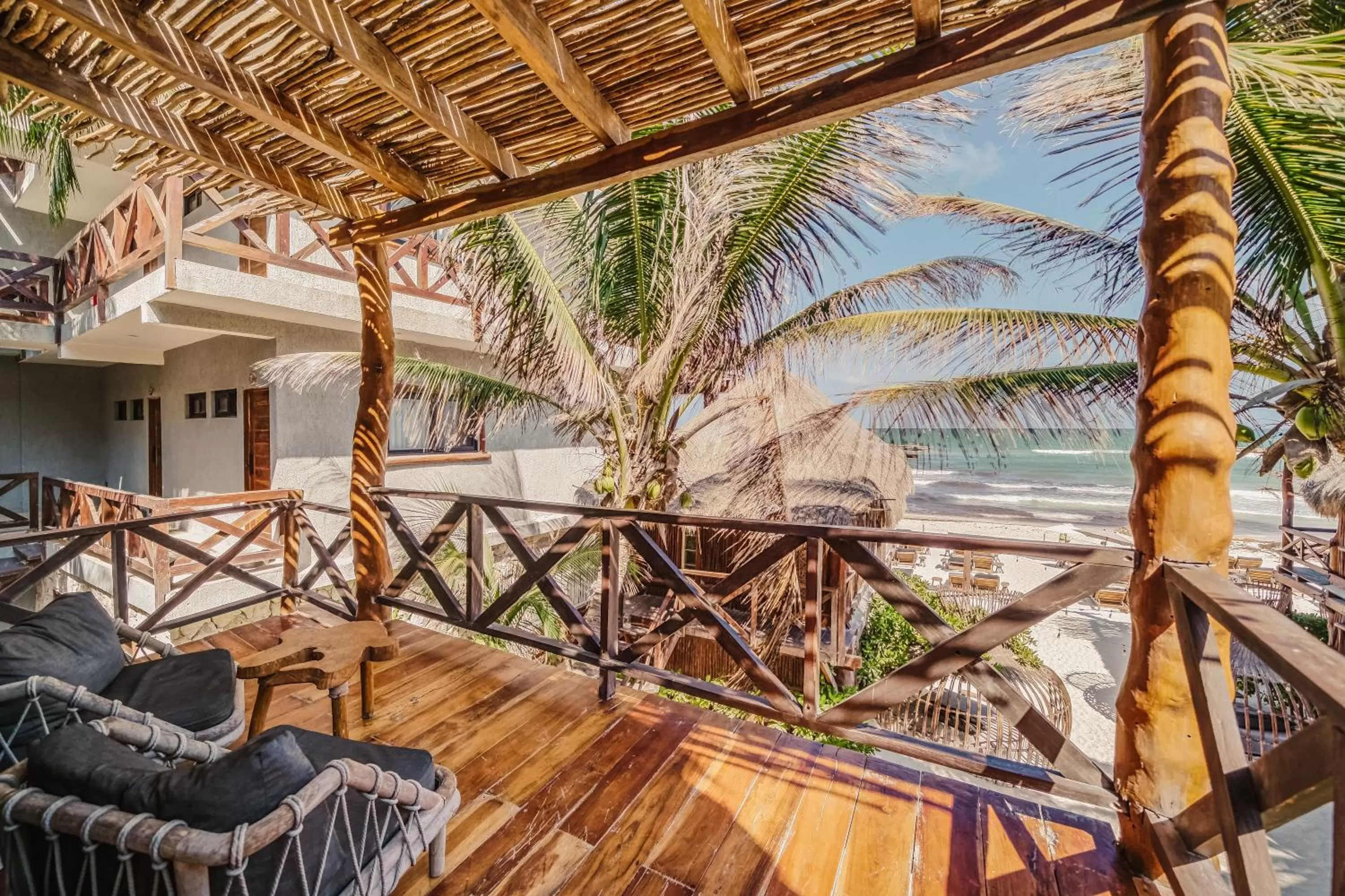 Balcony/Terrace in Hotelito Azul