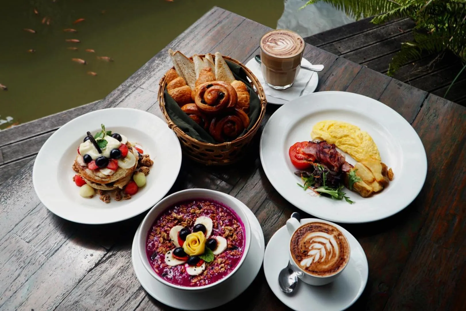 Breakfast in Arya Villas Ubud