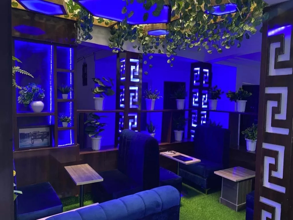 Communal lounge/ TV room in Palazzo Apartments