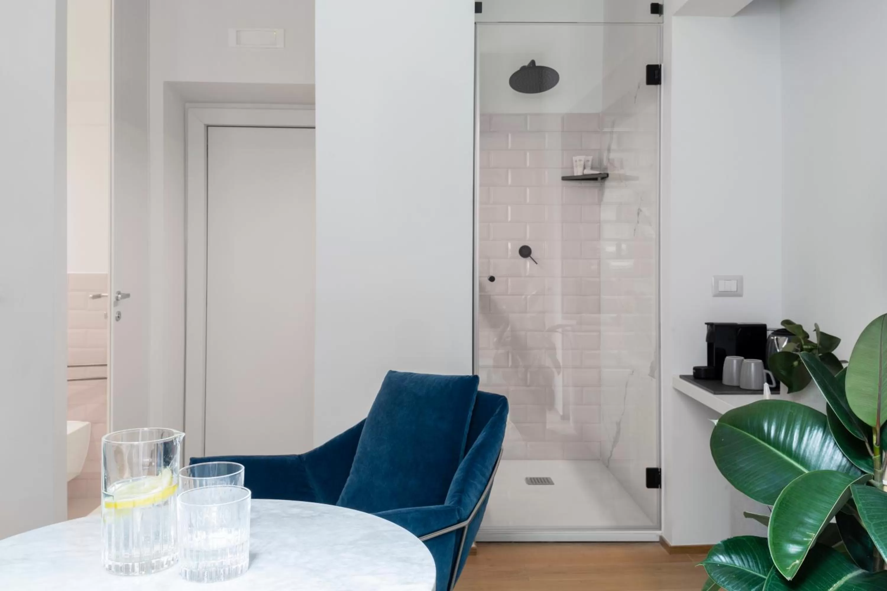 Shower in The Radical Hotel Roma