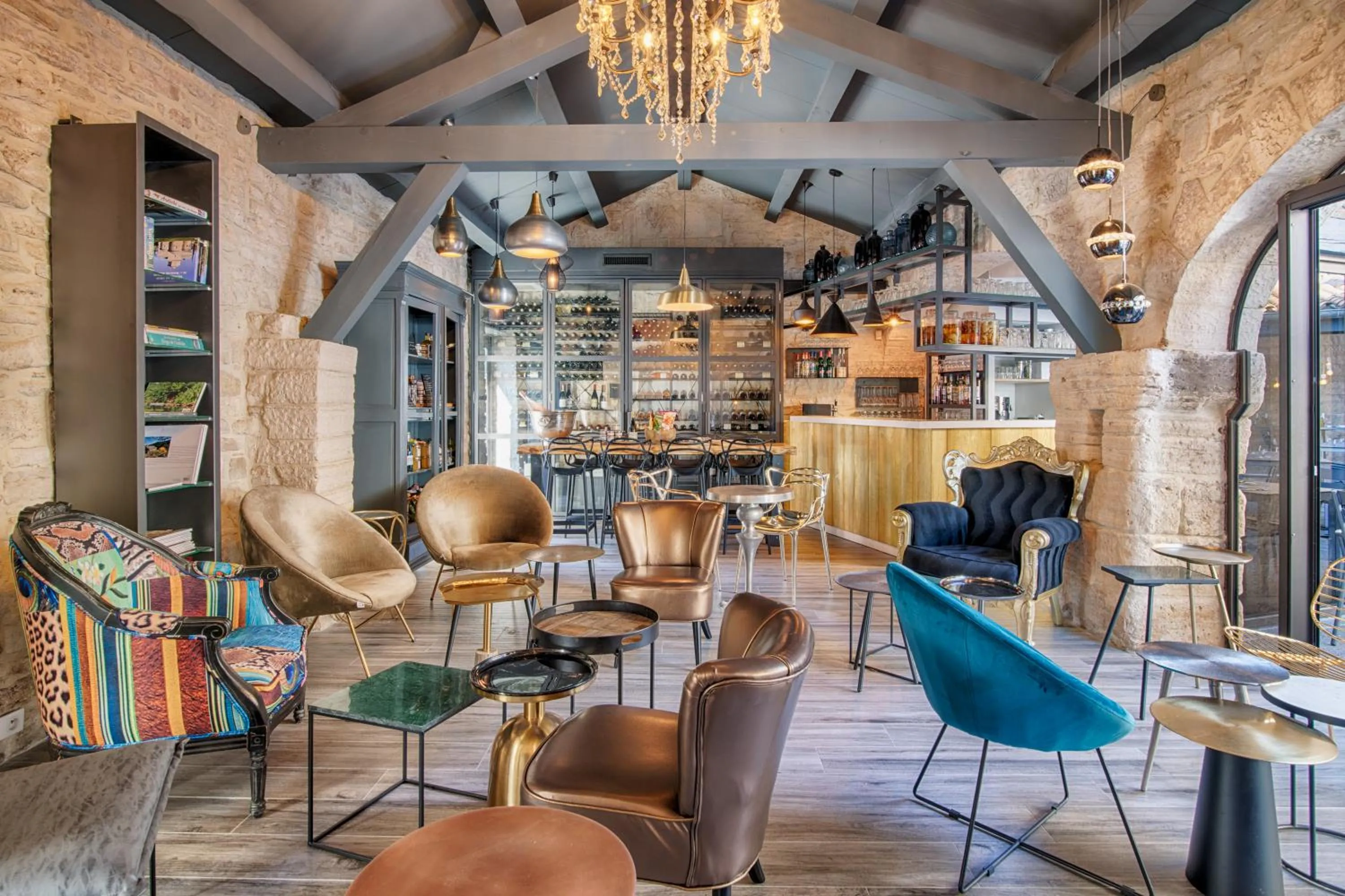 Communal lounge/ TV room in Le Mas du Terme