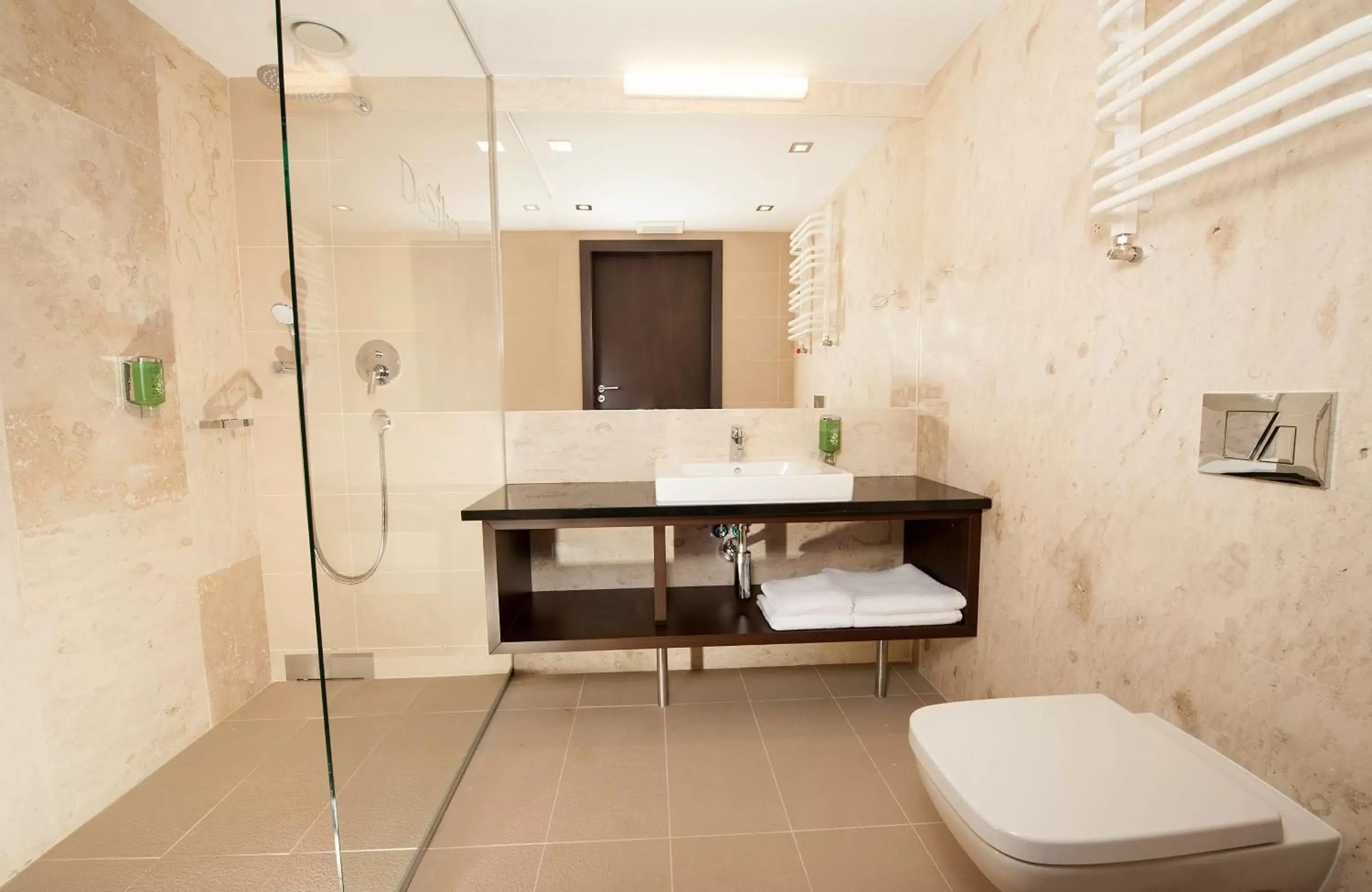 Shower, Bathroom in Hotel DeSilva Premium Opole