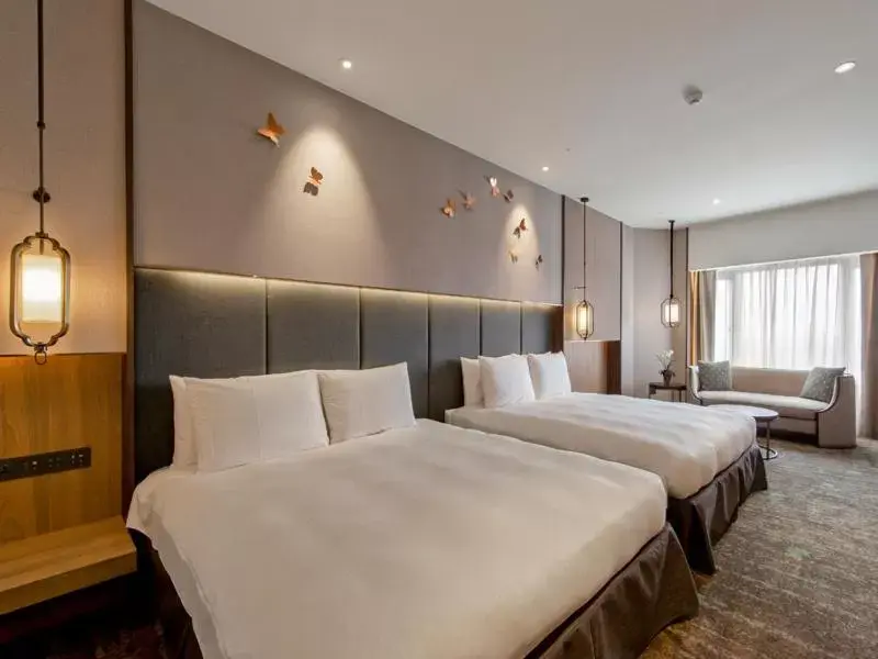 Bed in The Howard Prince Hotel Taichung Bed in The Howard Prince Hotel Taichung