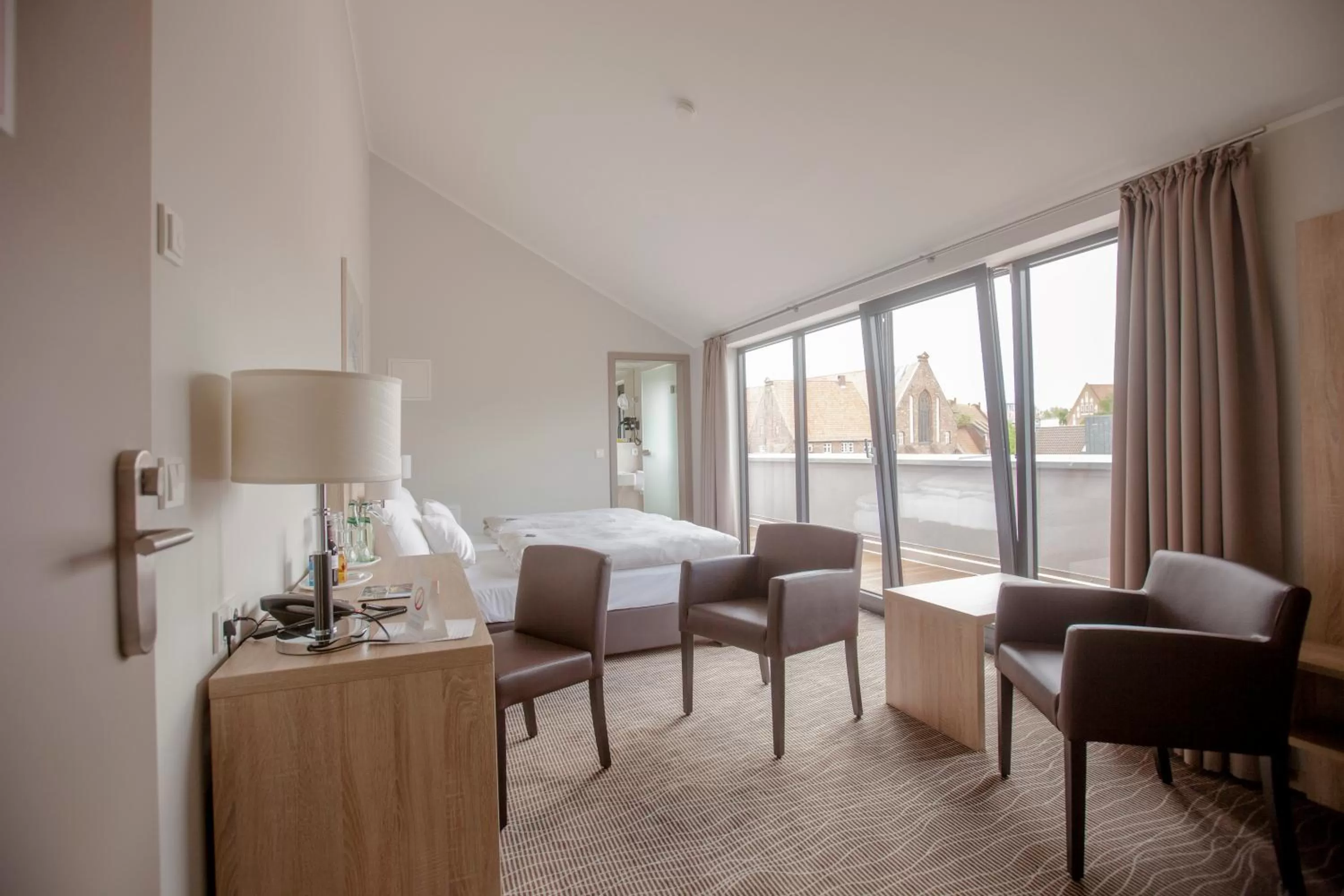 Photo of the whole room, Bed in Hotel Hafenresidenz Stralsund