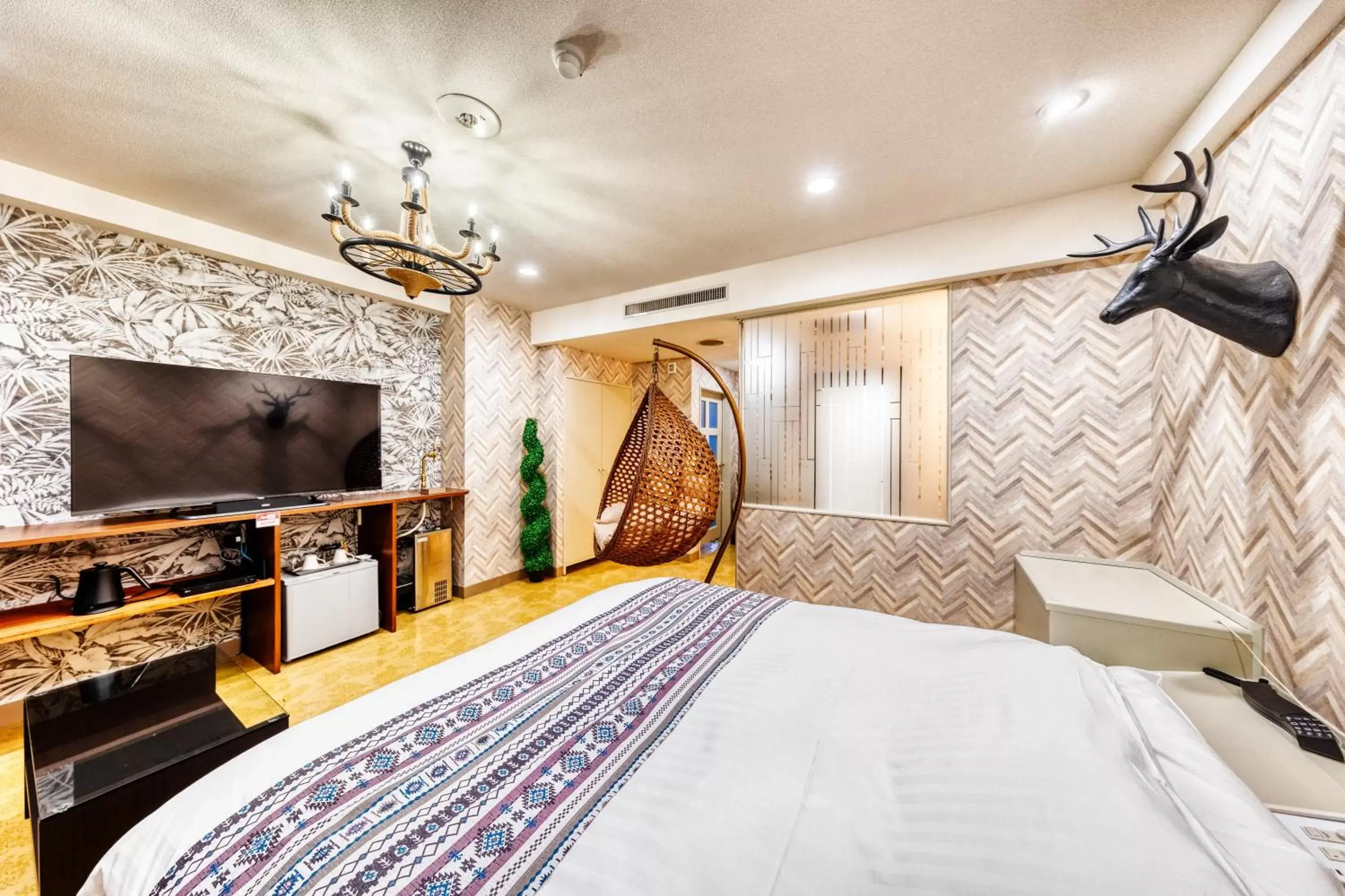 Bed in Hotel Lotus Morioka -Adult Only Bed in Hotel Lotus Morioka -Adult Only