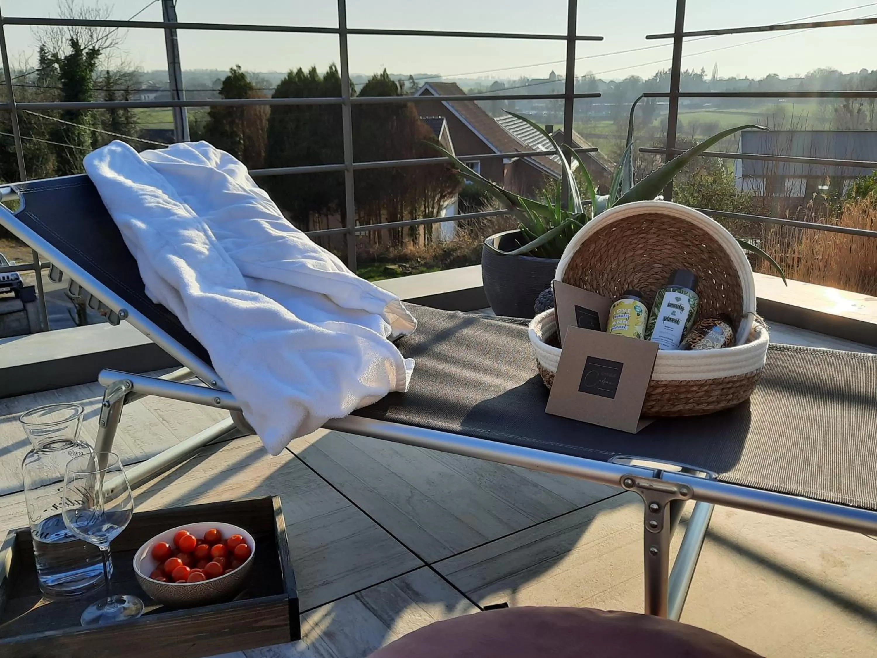 Patio, Balcony/Terrace in La Maison De Marie
