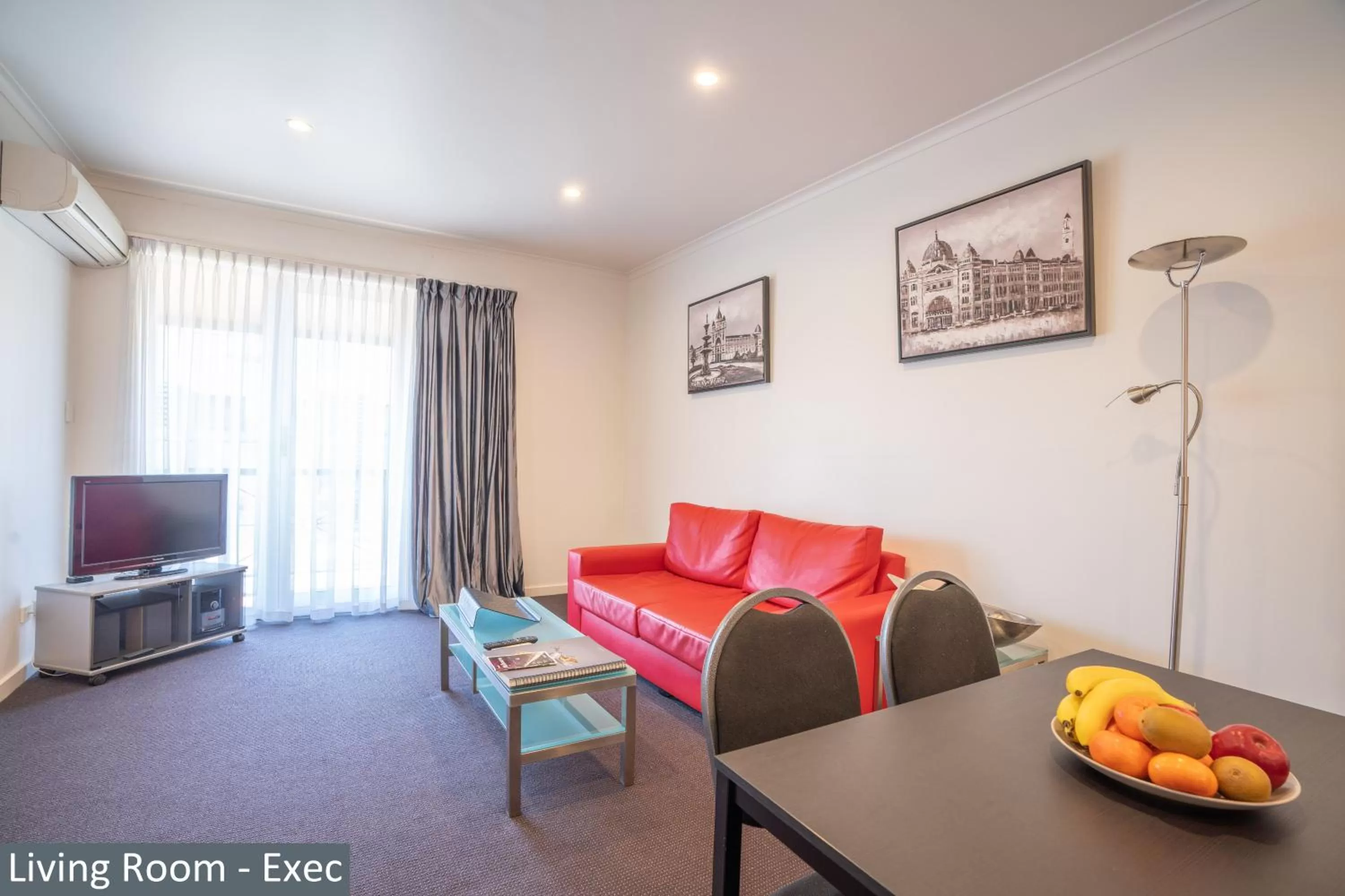 Living room in Clocktower Apartment Hotel