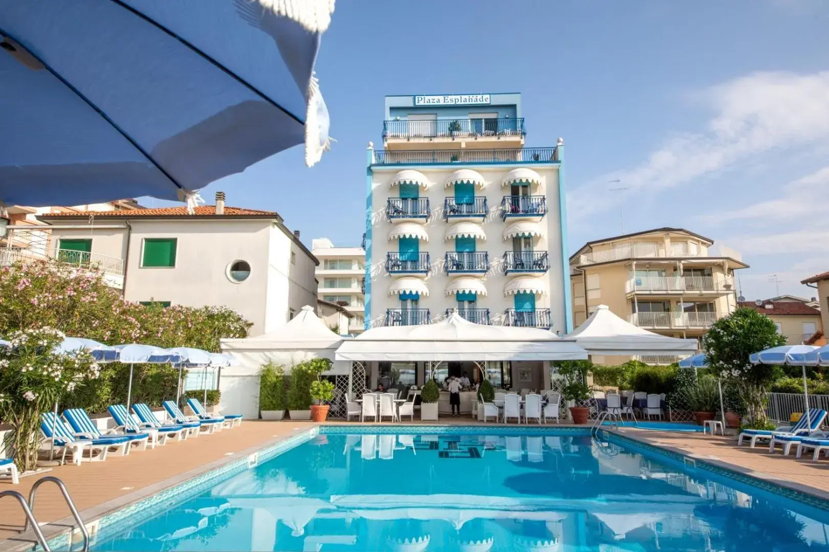 Swimming pool, Property Building in Hotel Plaza Esplanade