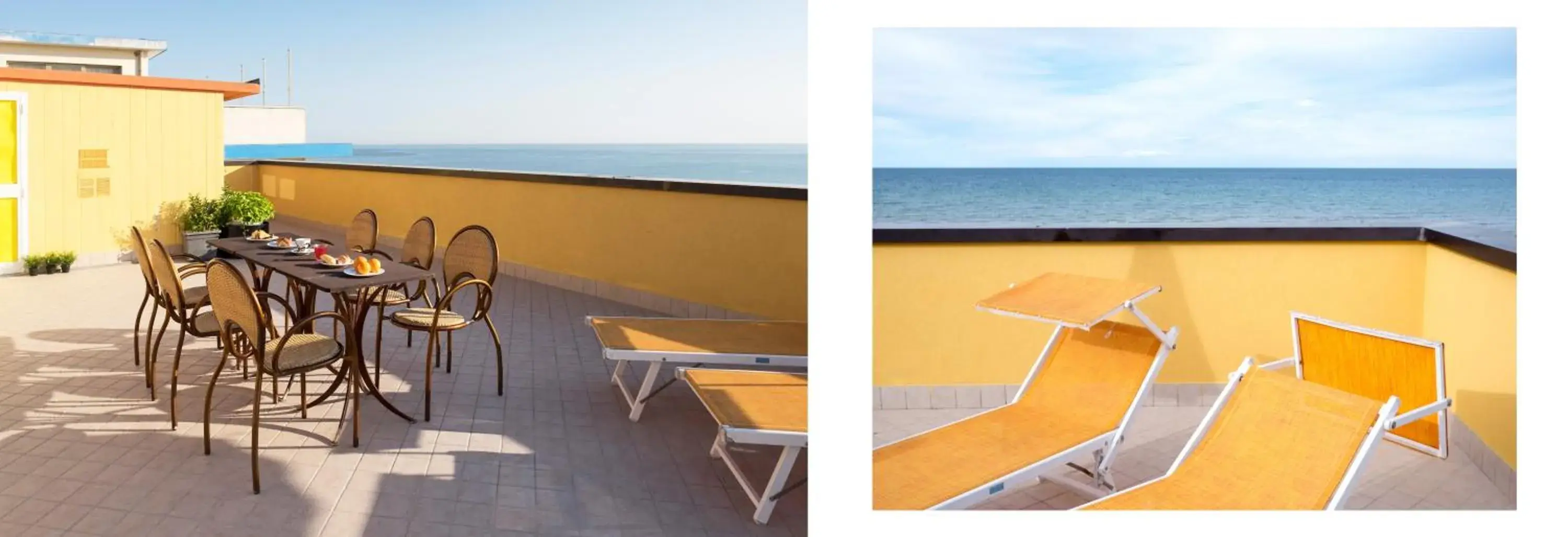 Balcony/Terrace, Patio/Outdoor Area in Hotel Mignon Riccione Fronte Mare