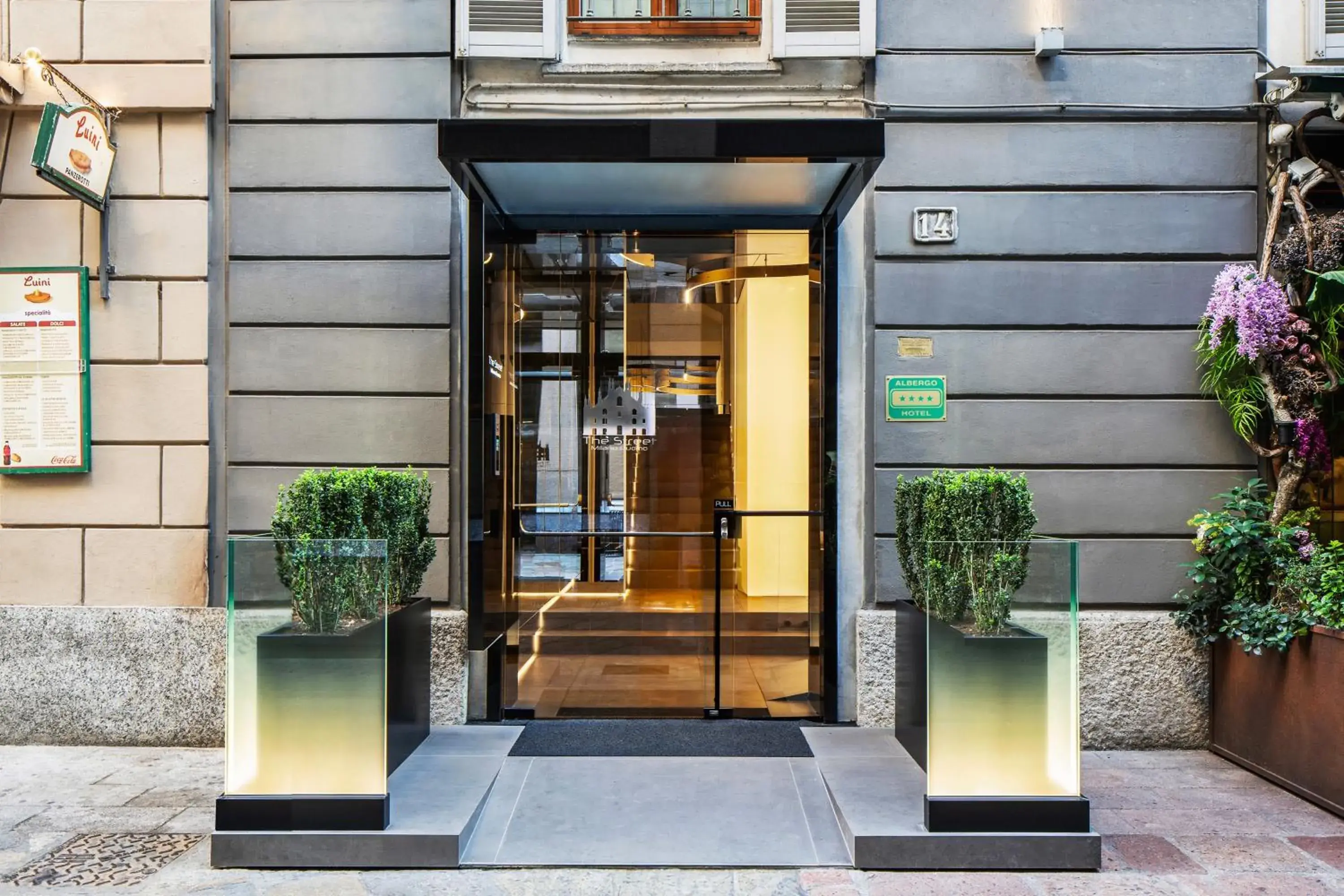 Facade/entrance in The Street Milano Duomo | a Design Boutique Hotel
