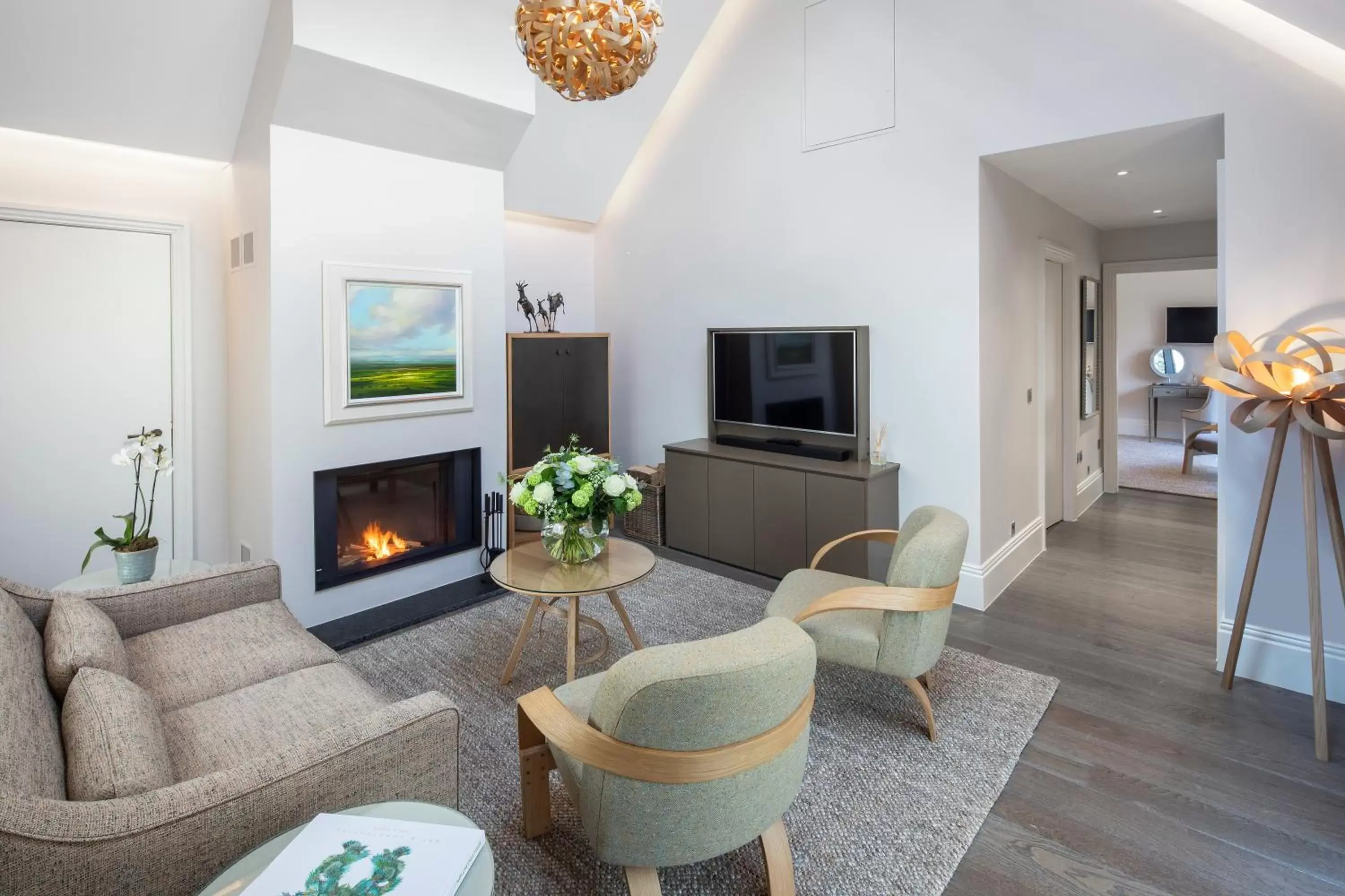 Living room, Seating Area in Linthwaite House Hotel