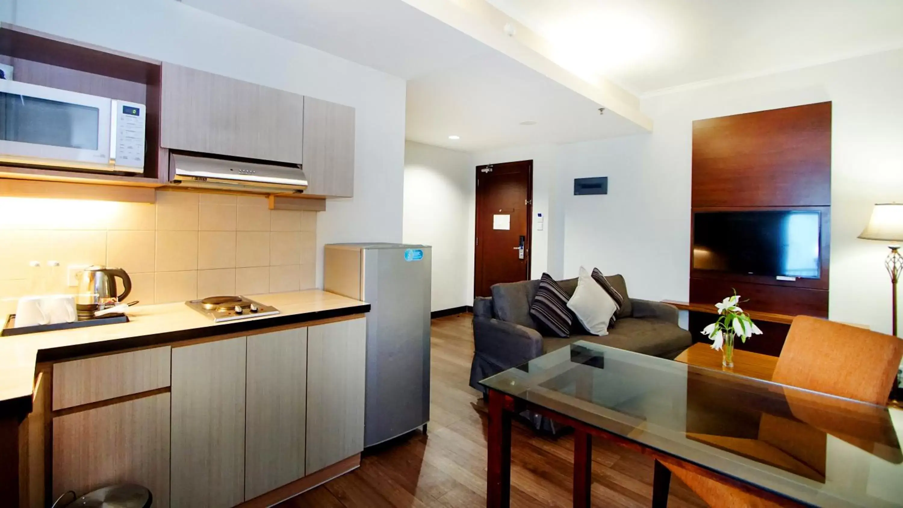 Kitchen/Kitchenette in Grand Dafam Ancol Jakarta