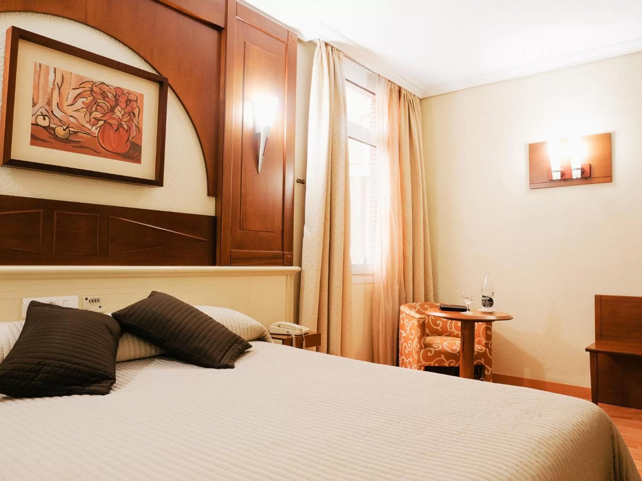 Bedroom, Bed in Hotel Pasarela