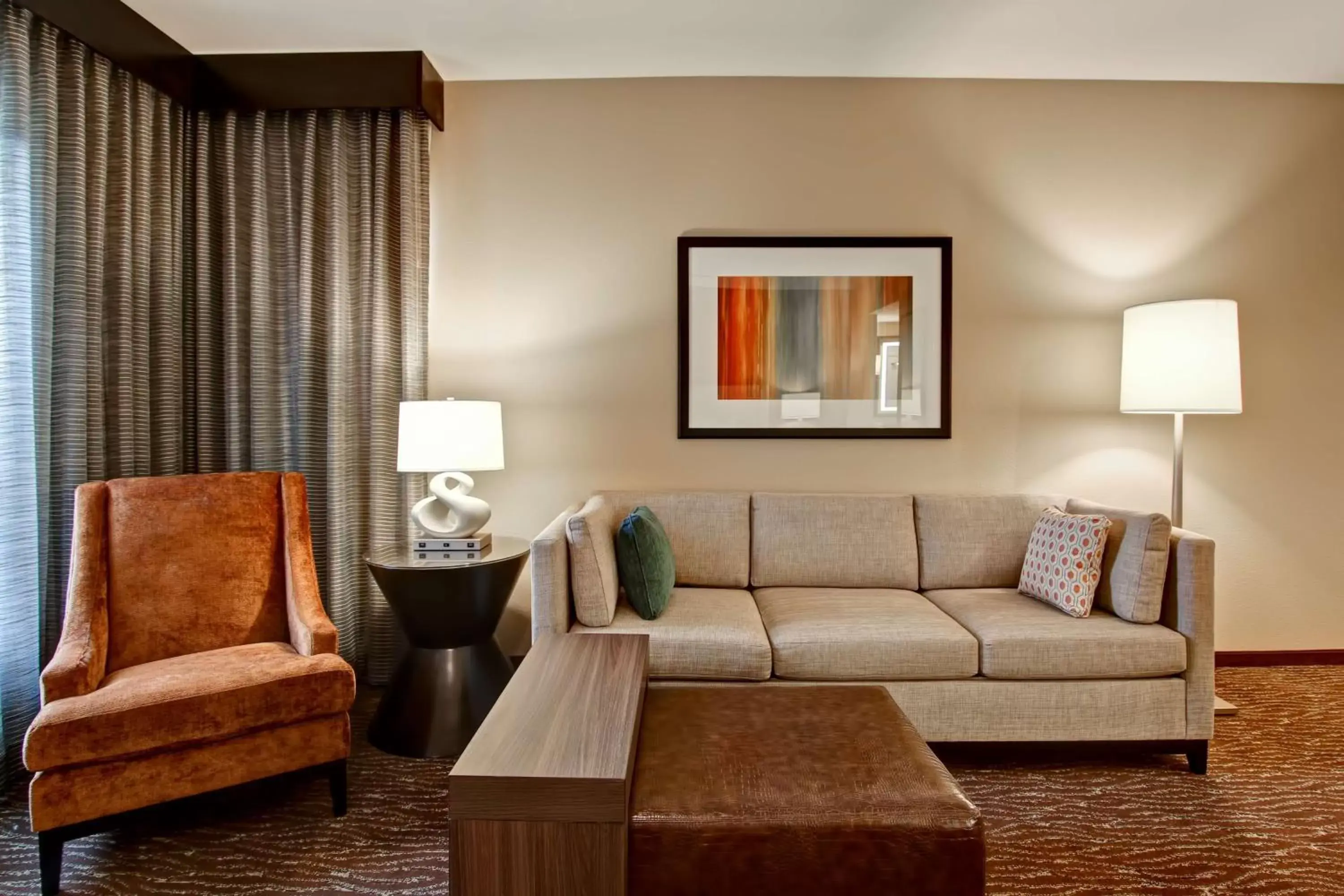 Living room, Seating Area in Homewood Suites by Hilton Palo Alto
